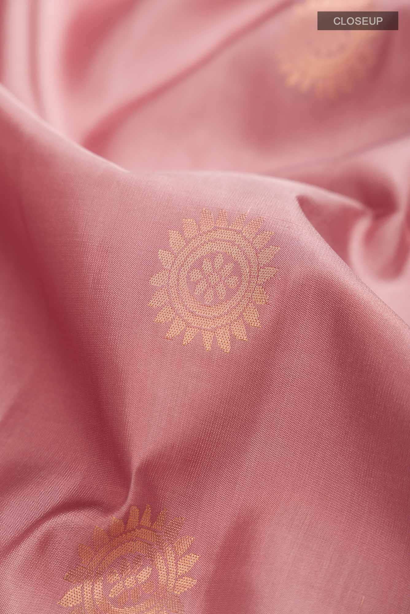 Rose Gold Soft Silk Saree
