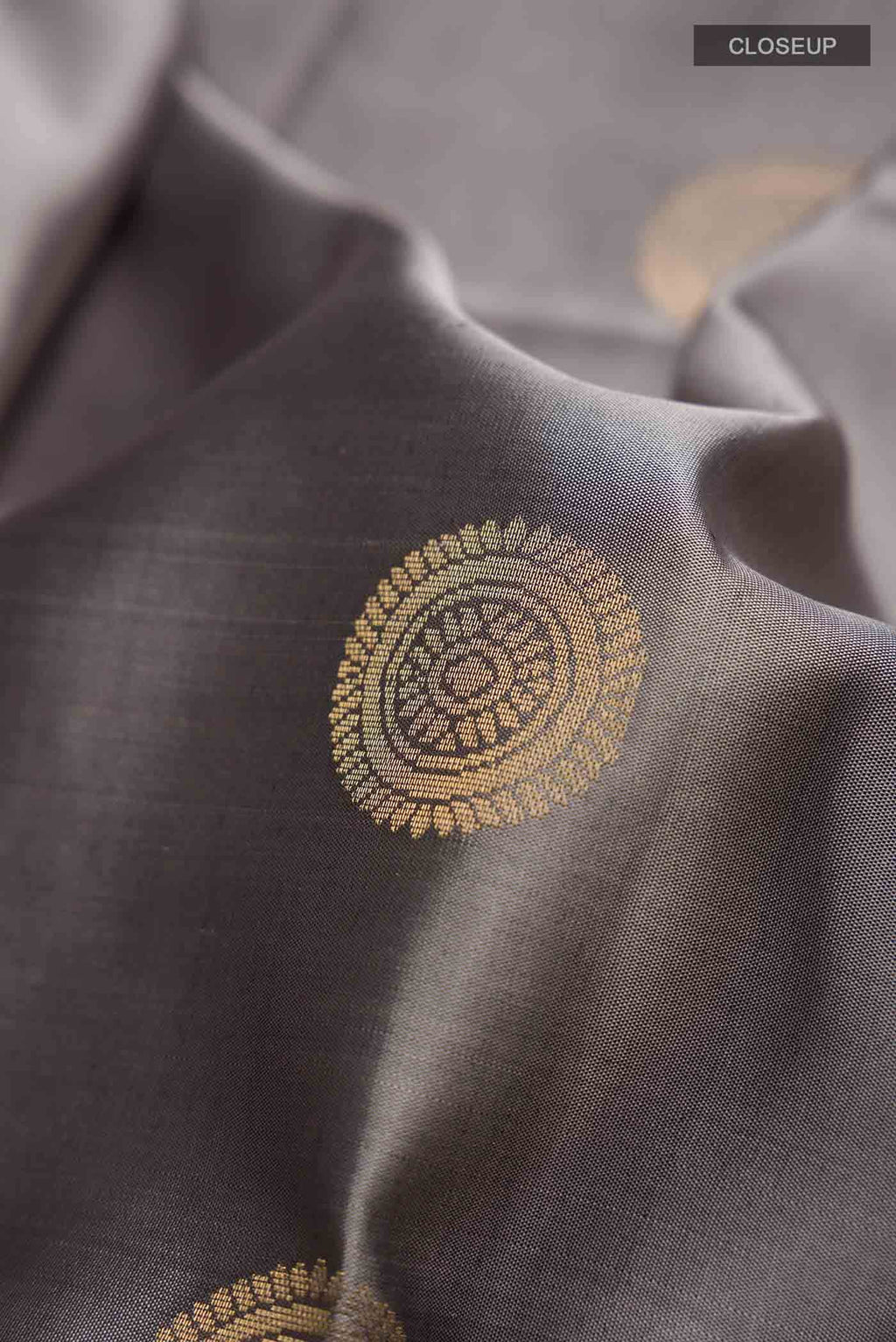 Grey Soft Silk Saree