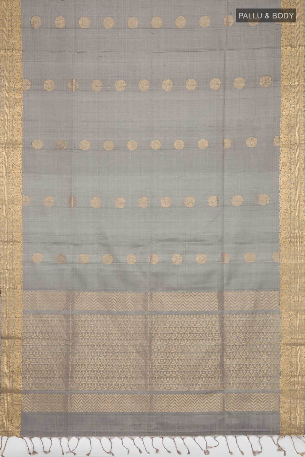 Grey Soft Silk Saree