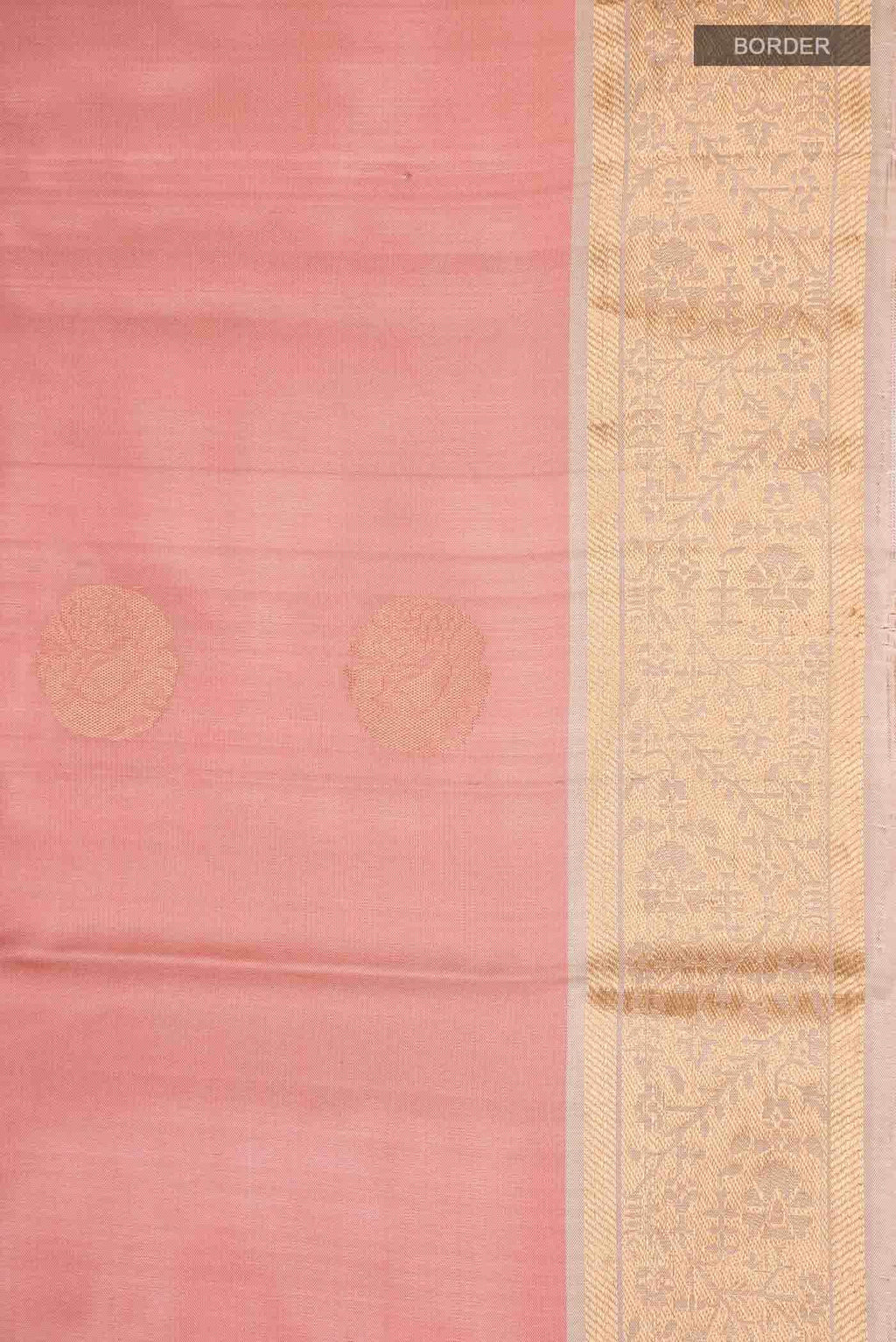 Peach Soft Silk Saree