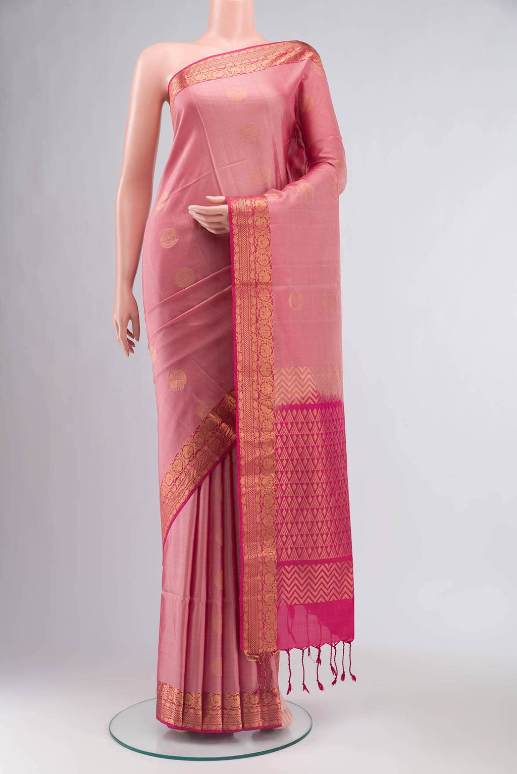 Coral Soft Silk Saree
