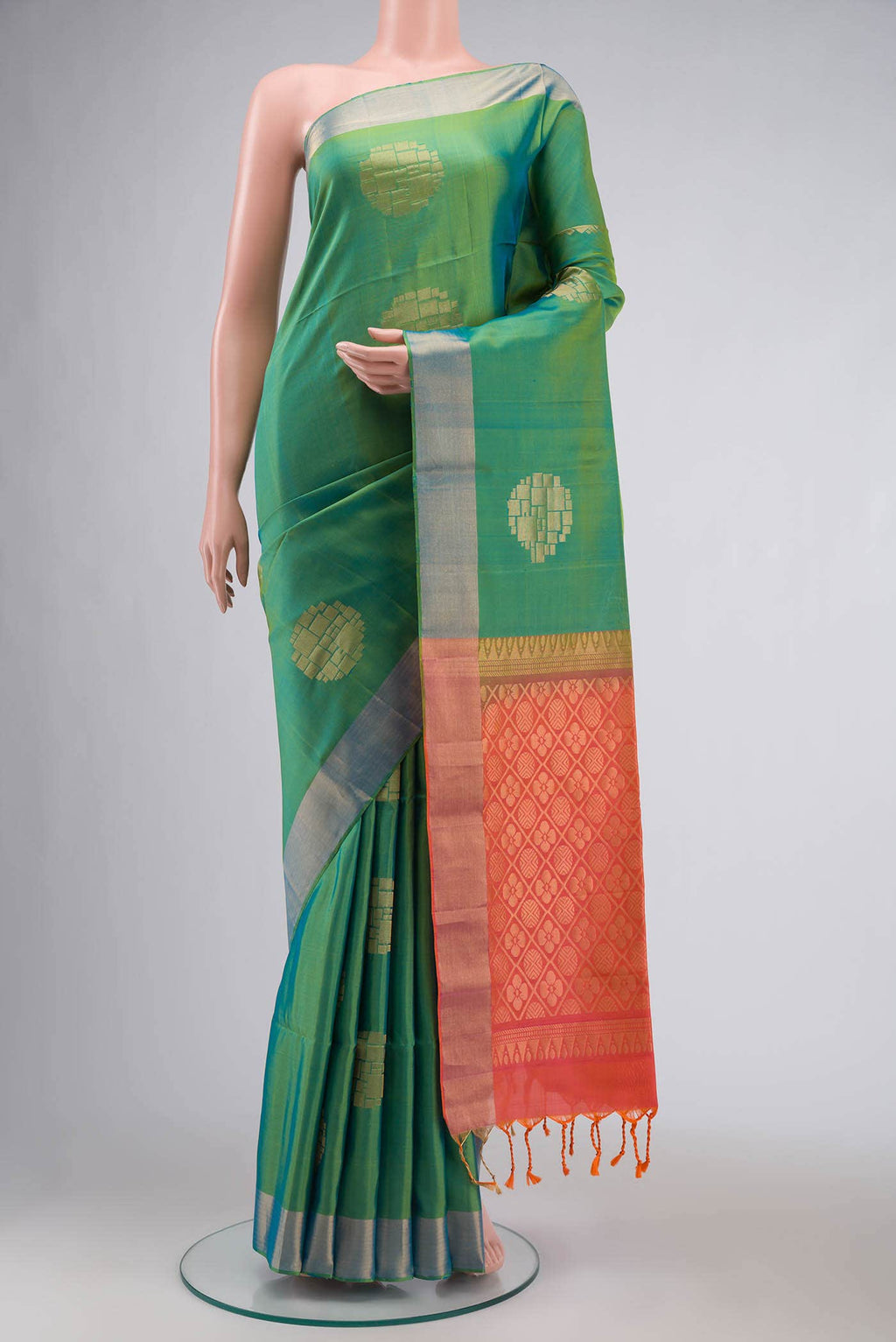Green Soft Silk Saree