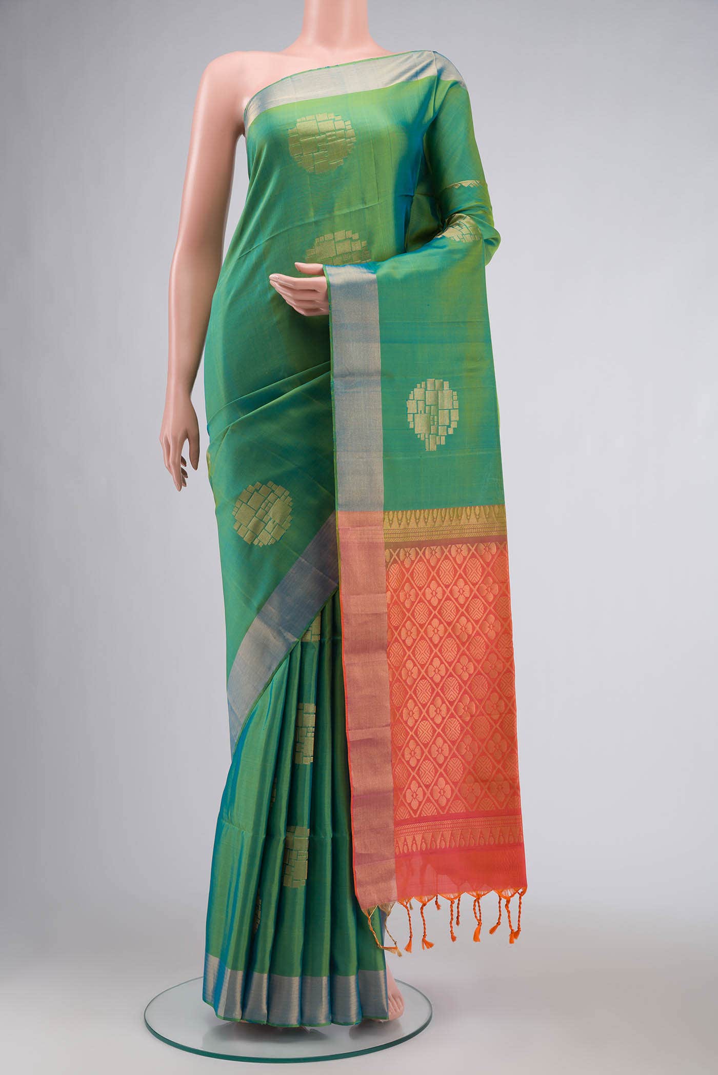 Green Soft Silk Saree
