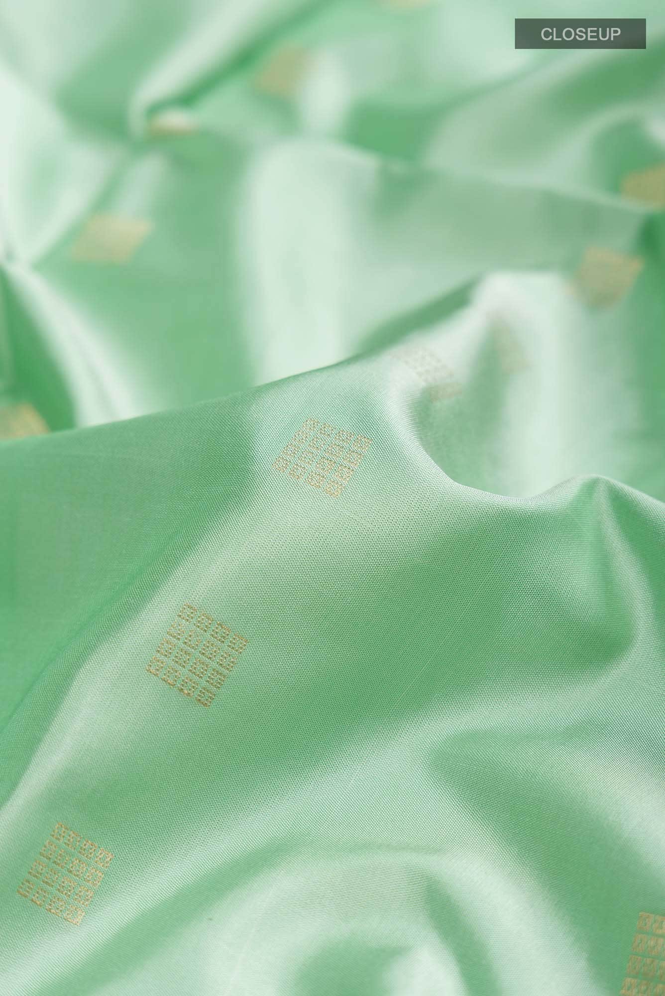 Mint Green Soft Silk Saree
