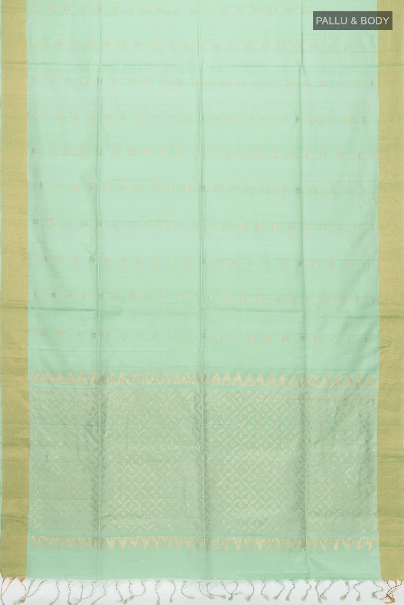 Mint Green Soft Silk Saree