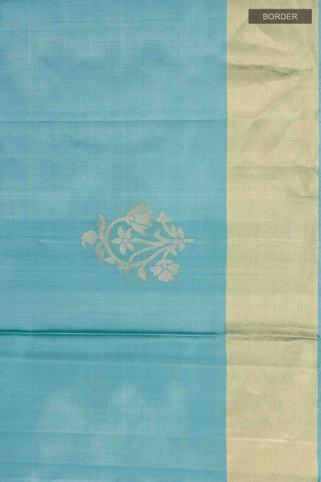 Turquoise Soft Silk Saree