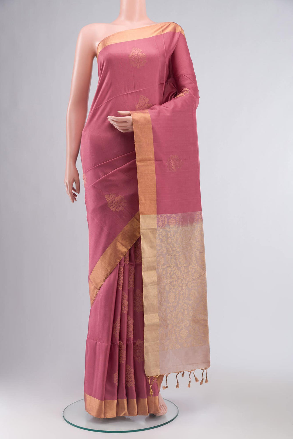 Pink Soft Silk Saree