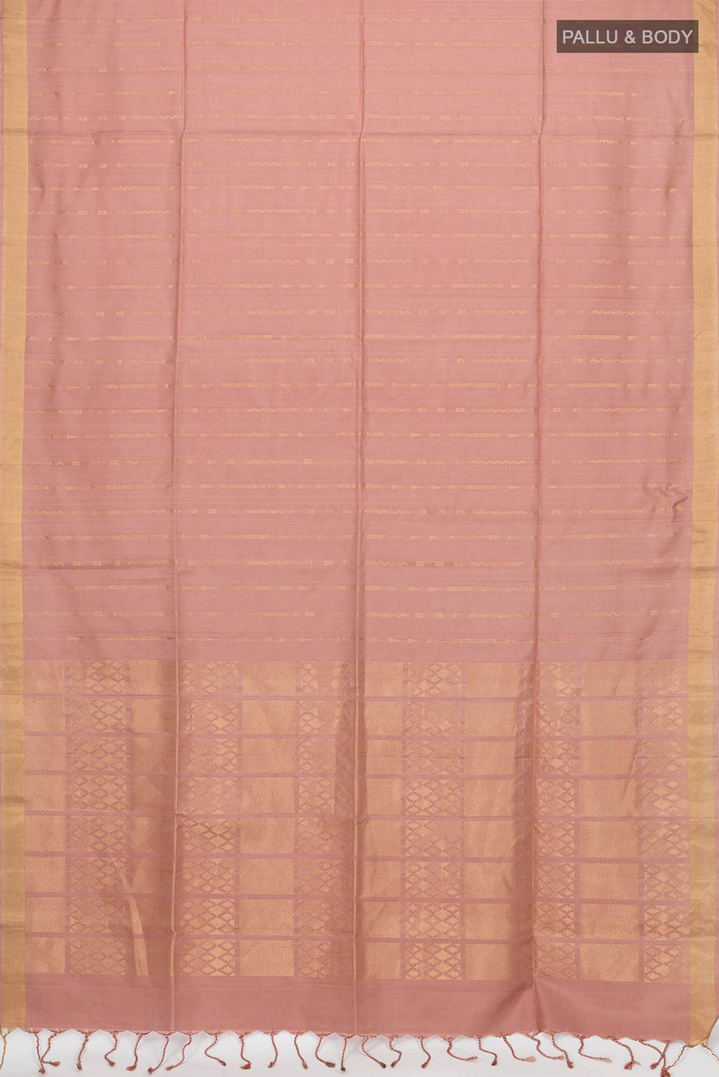 Peach Soft Silk Saree