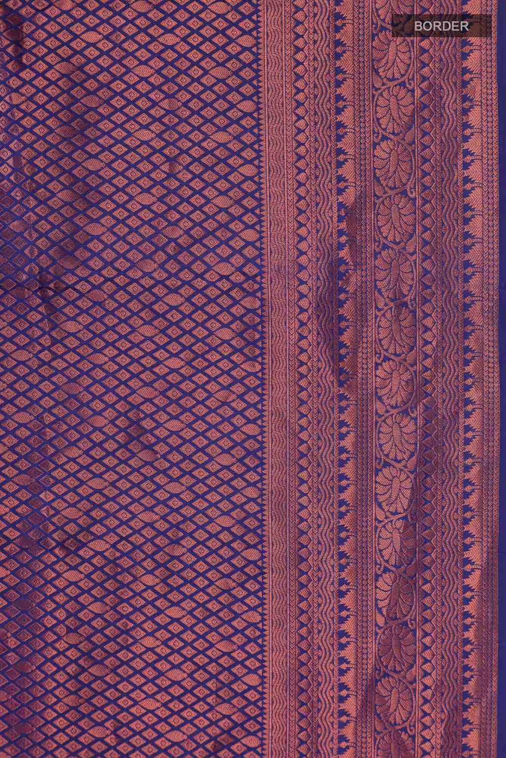 Blue Kanchipuram Silk Saree