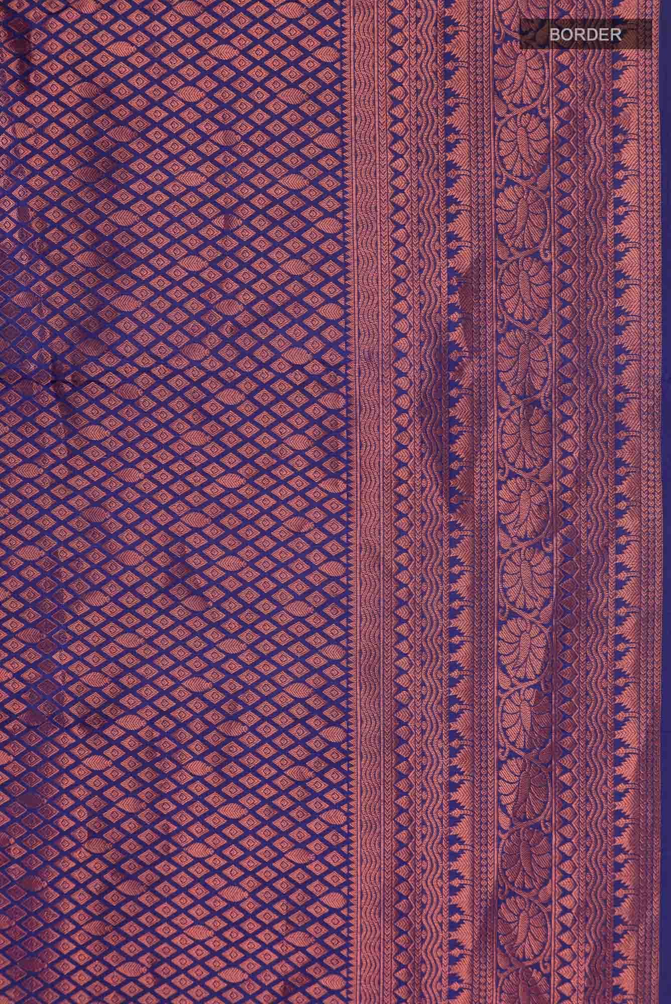 Blue Kanchipuram Silk Saree