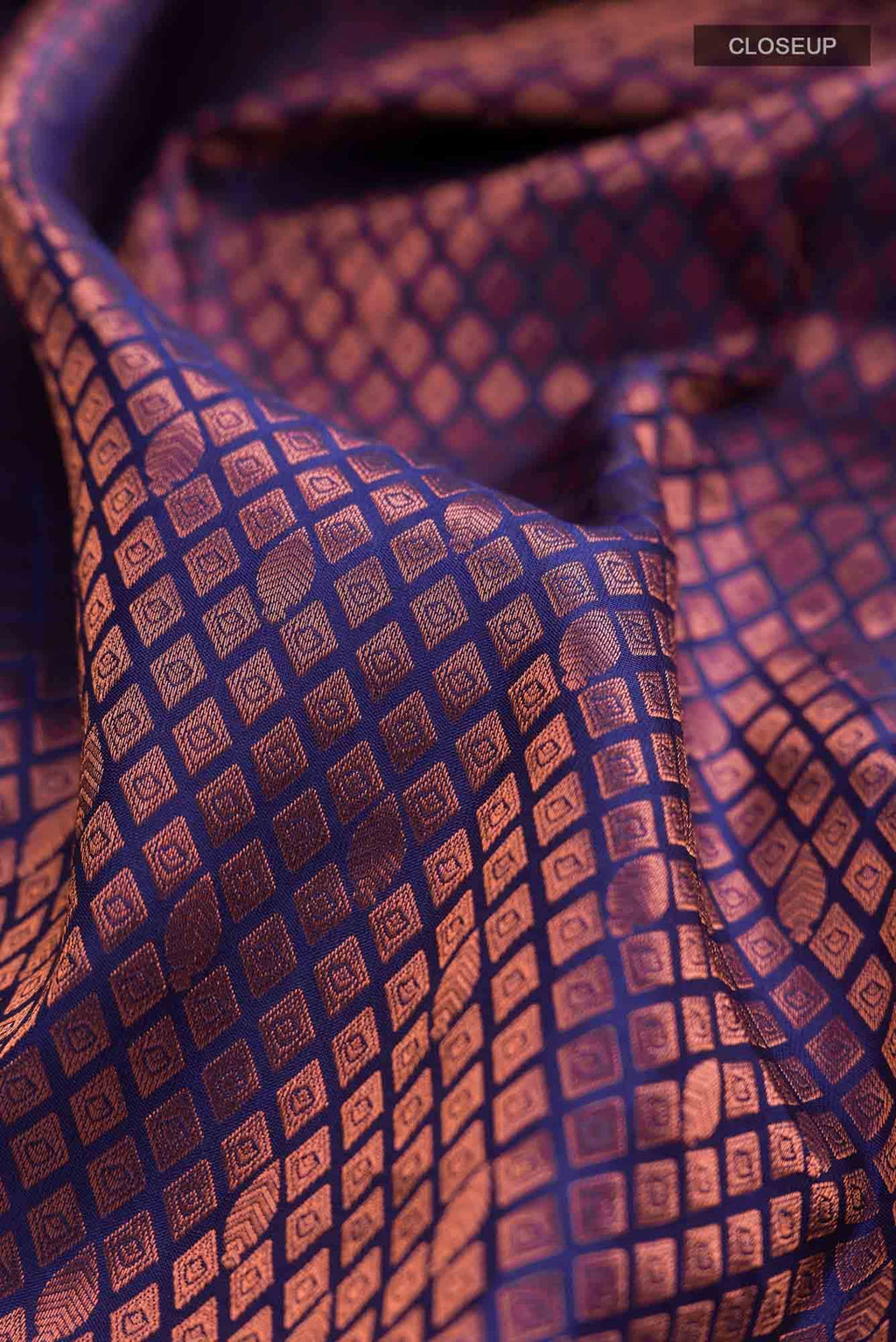 Blue Kanchipuram Silk Saree