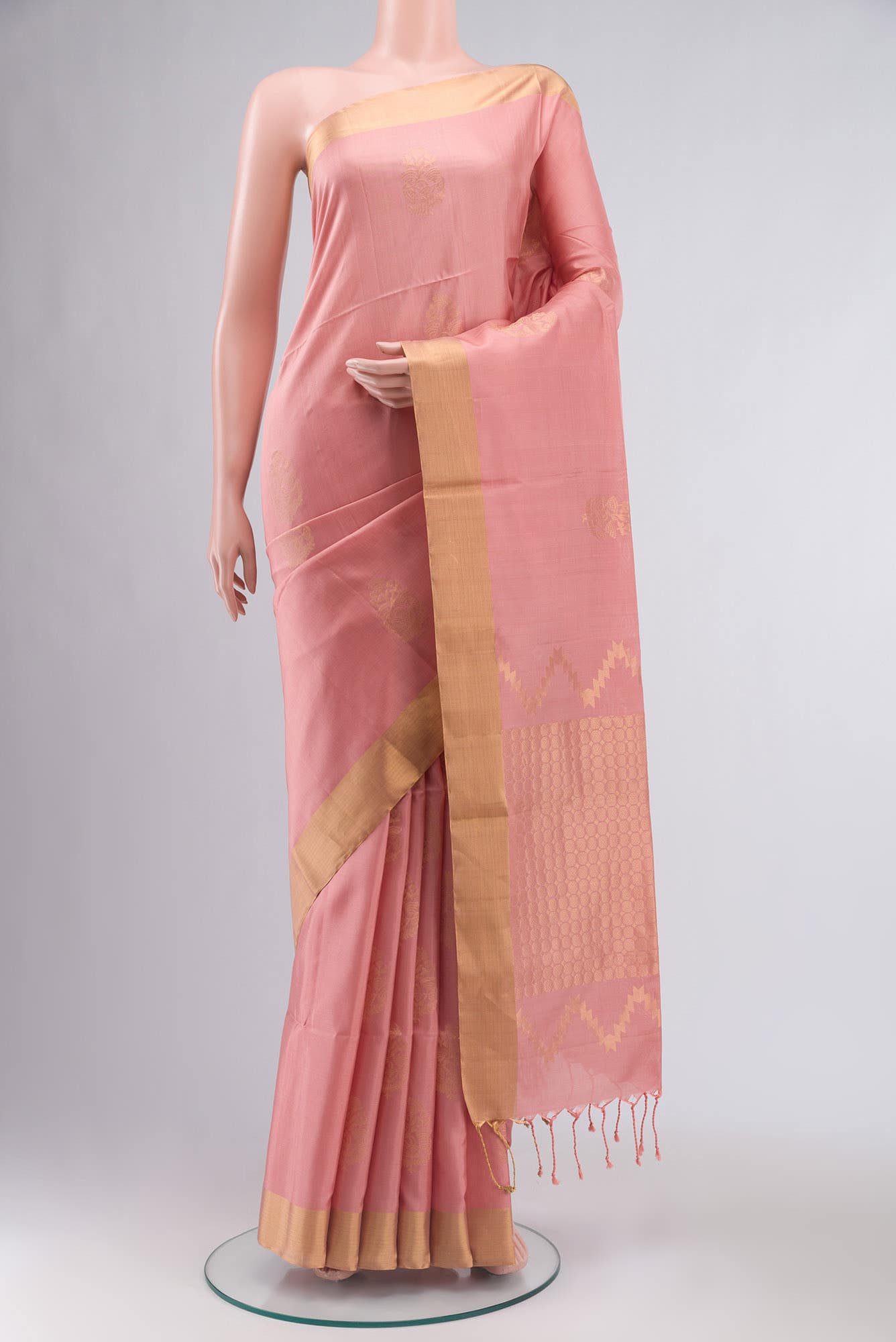 Coral Soft Silk Saree
