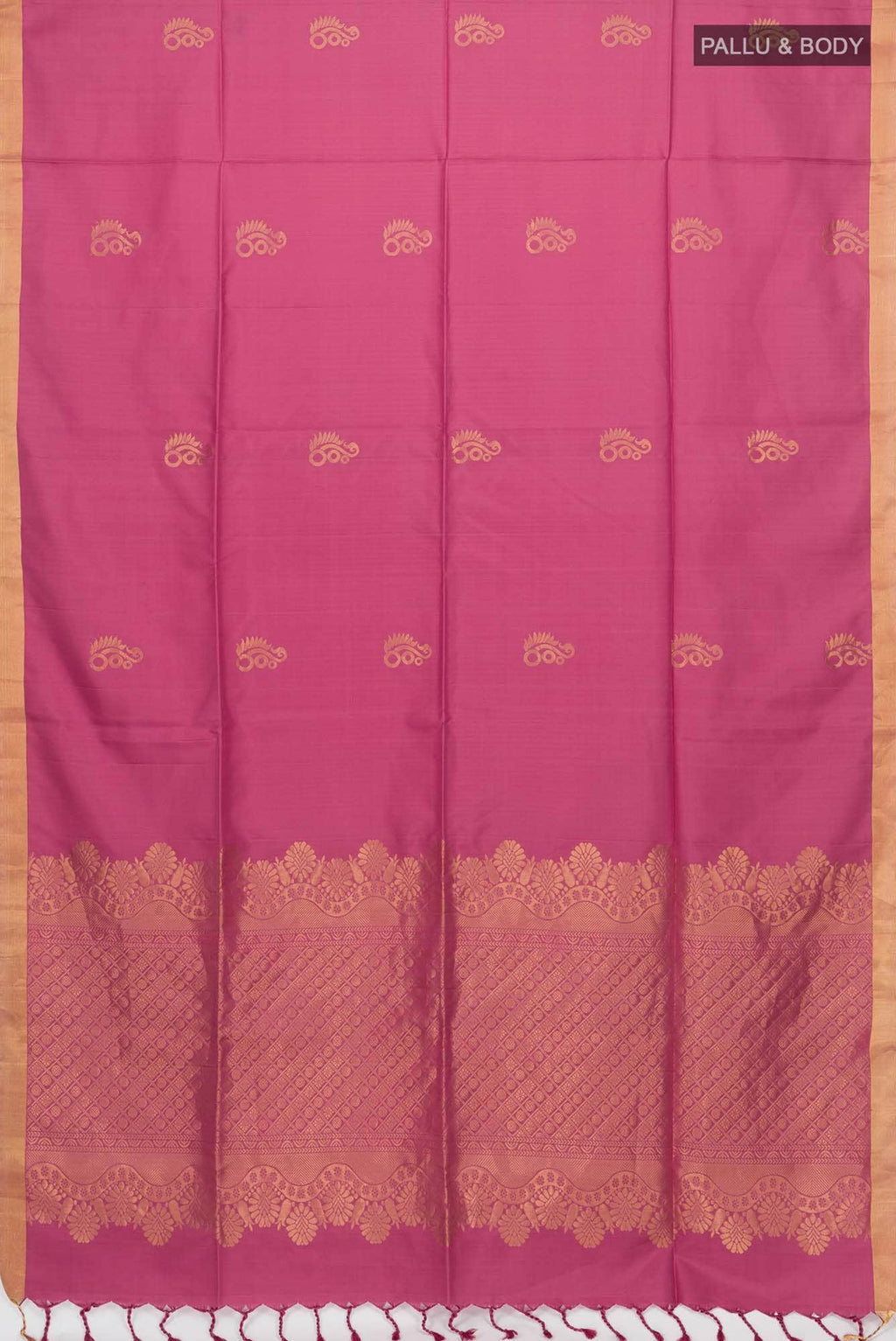 Pink Soft Silk Saree