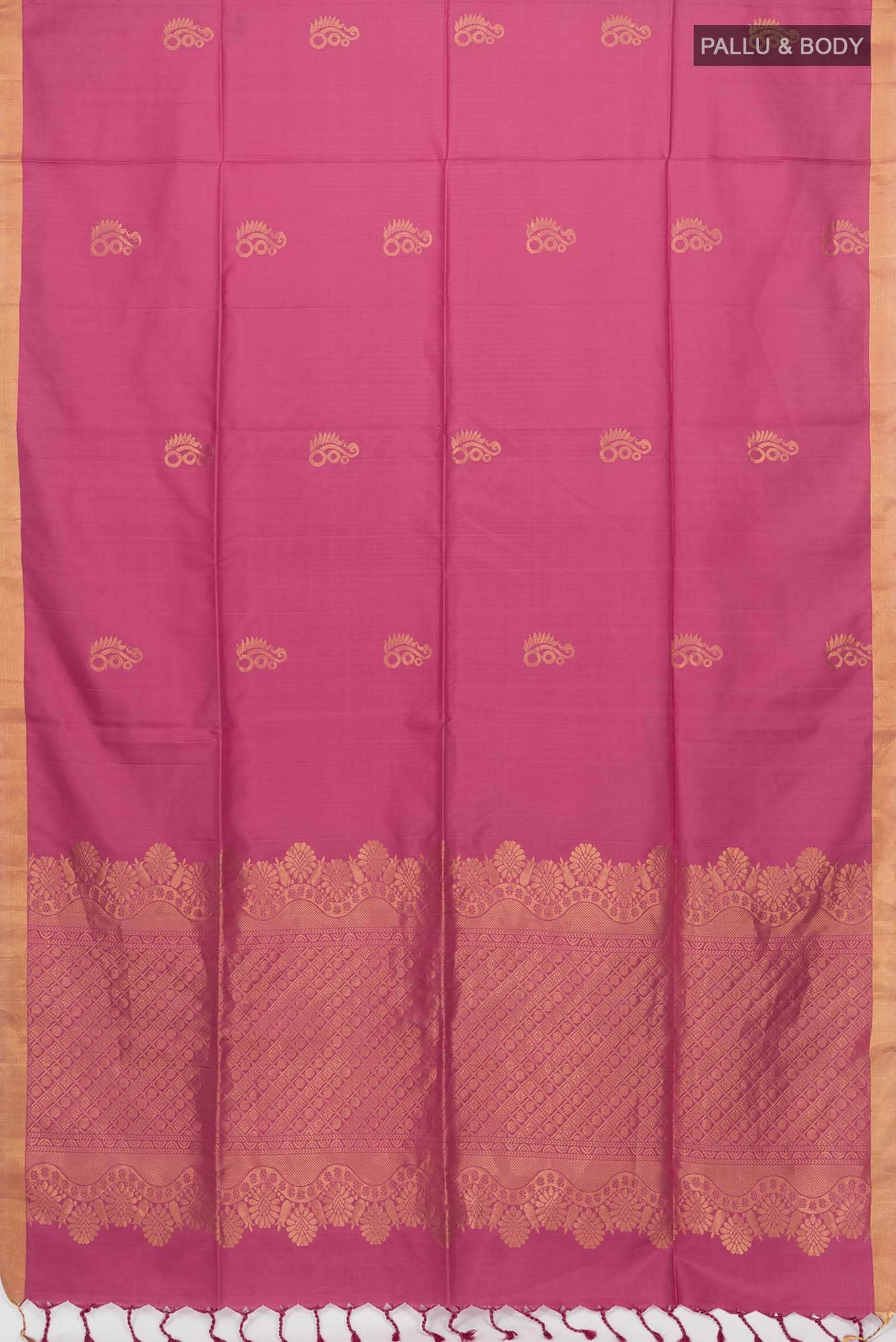 Pink Soft Silk Saree