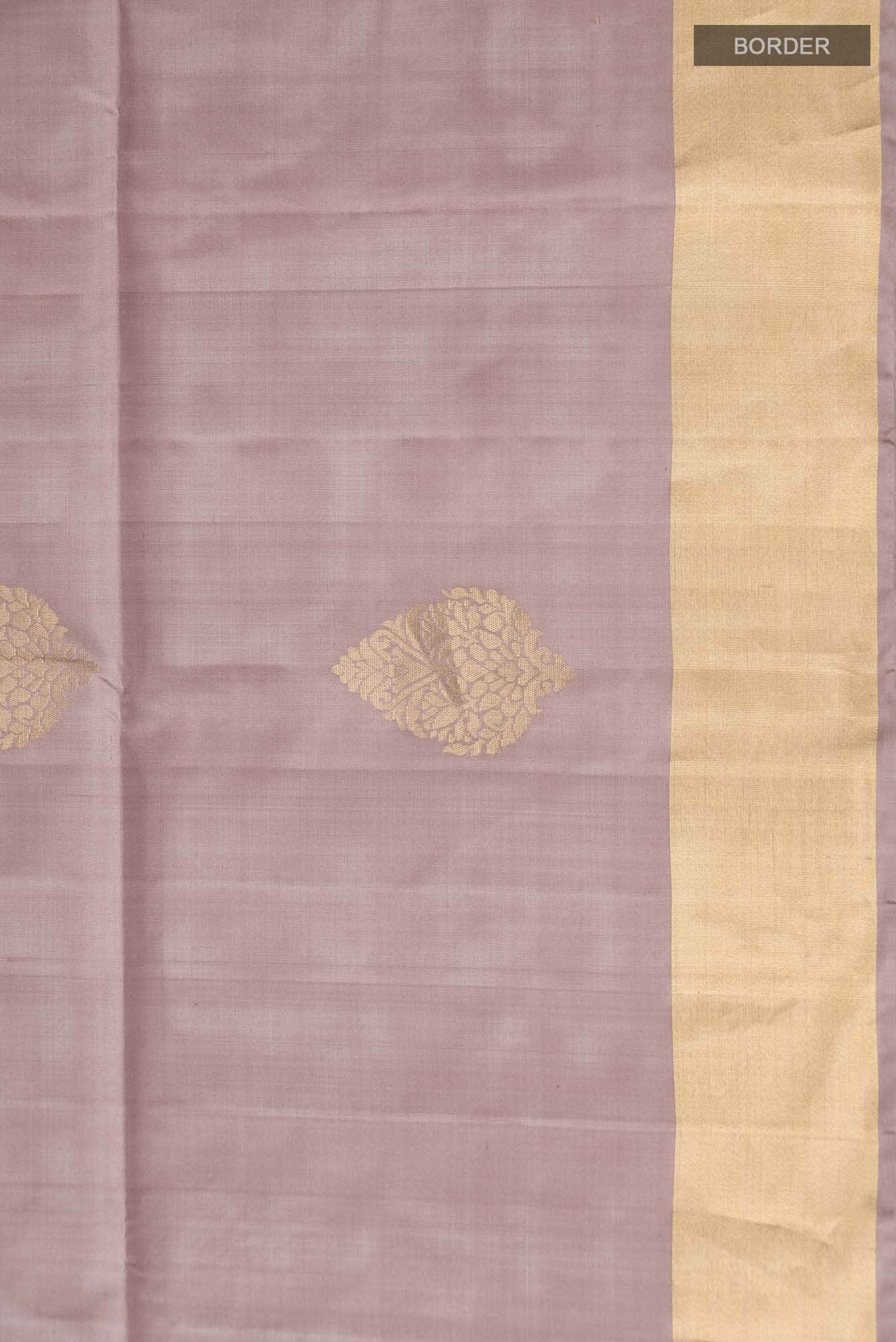 Dark Mauve Soft Silk Saree
