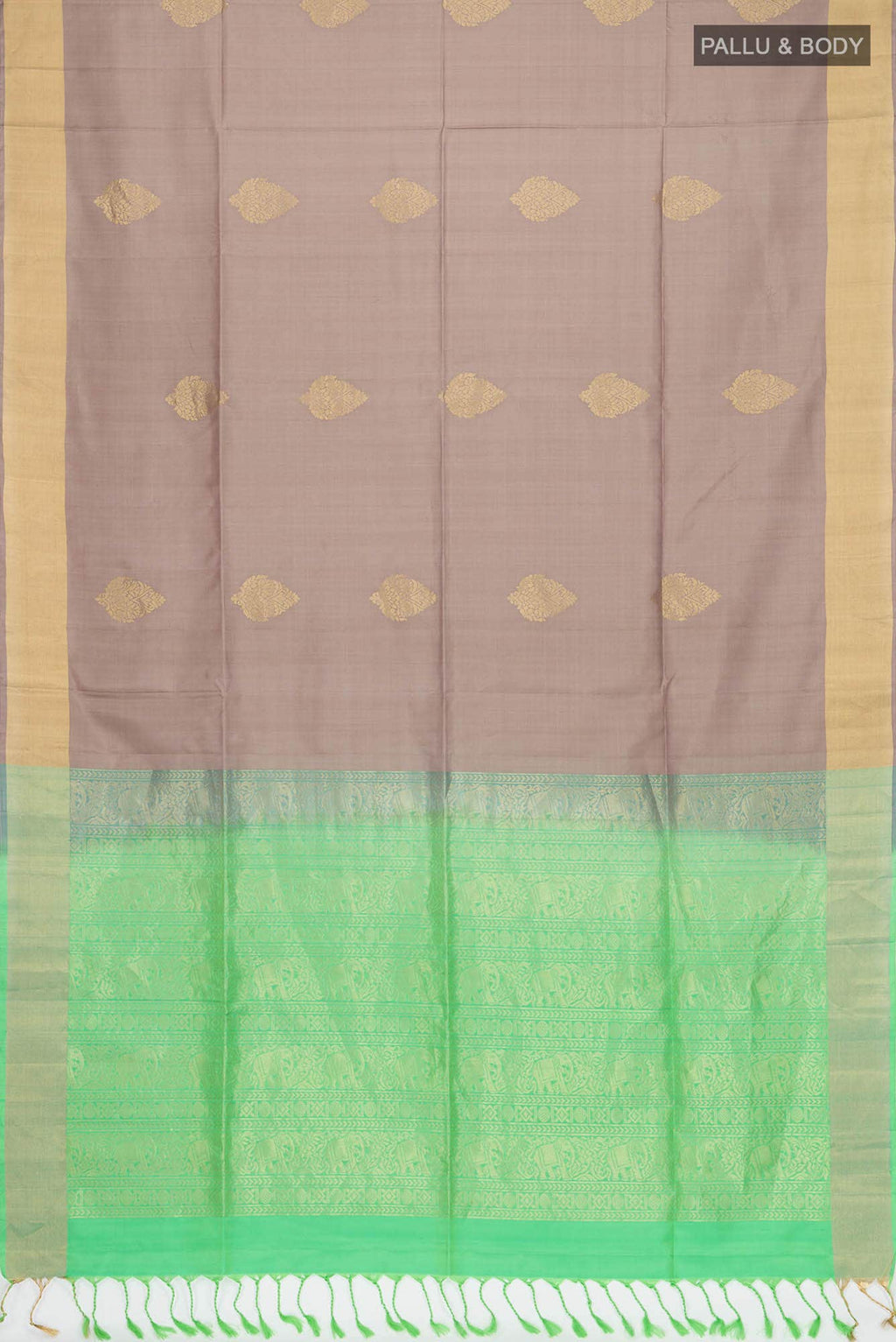 Dark Mauve Soft Silk Saree