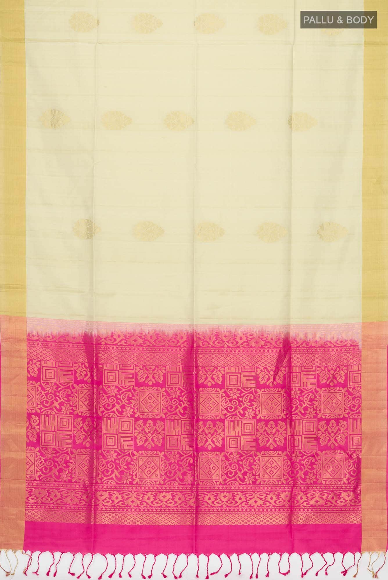 Beige Soft Silk Saree