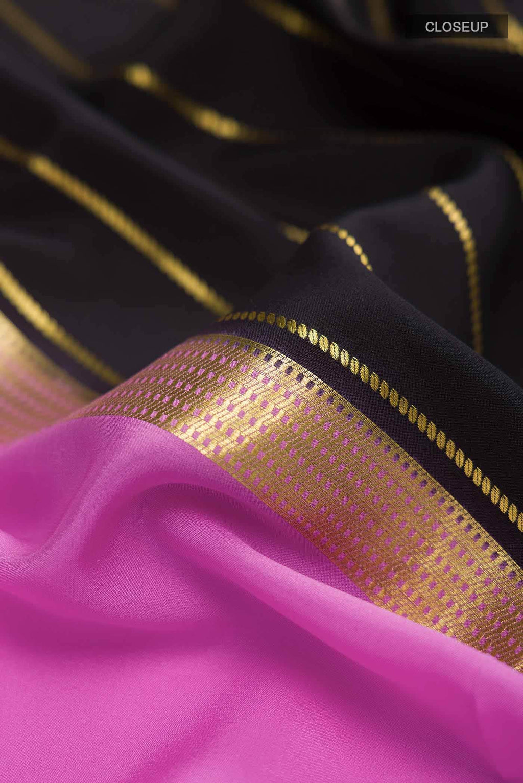 Multi Mysore Crepe Saree