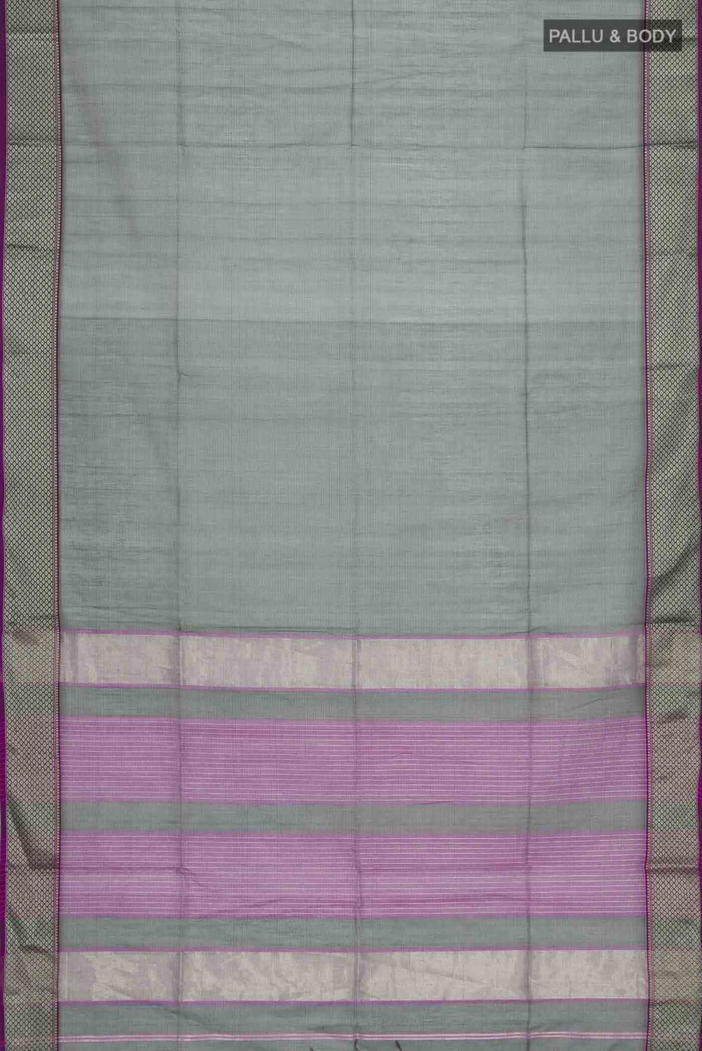 Bottle Green Maheshwari Silk Cotton Saree