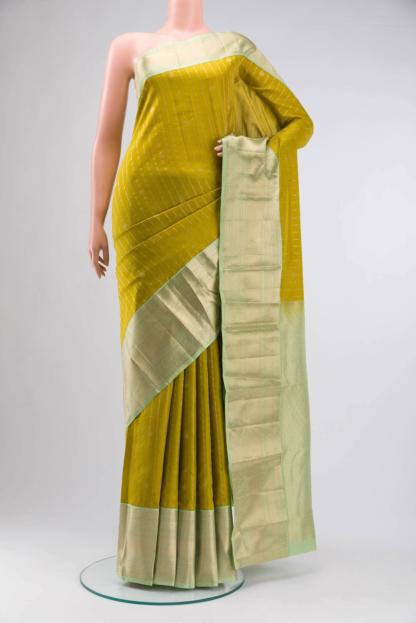 Green Kanchipuram Silk Saree