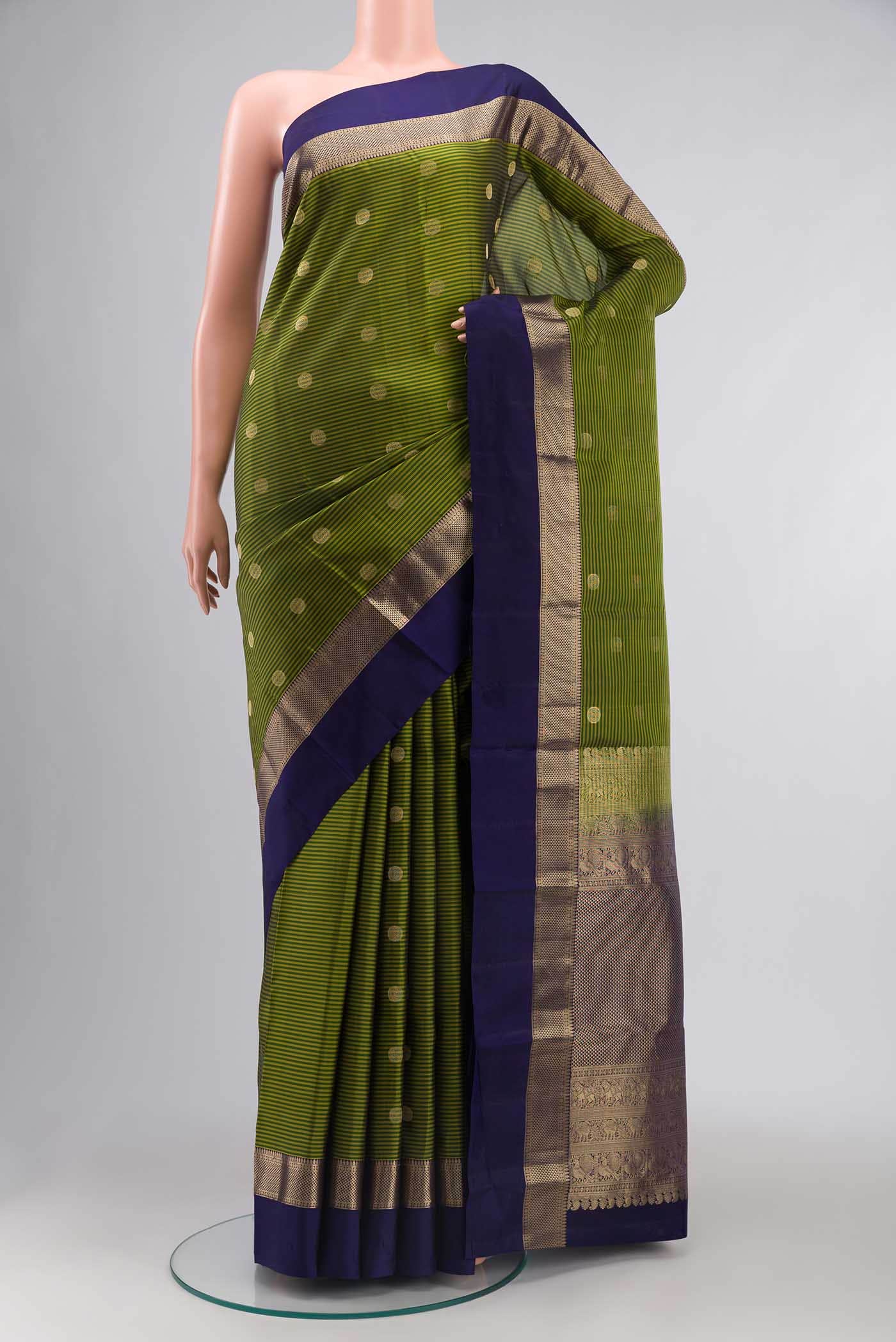 Green Kanchipuram Silk Saree