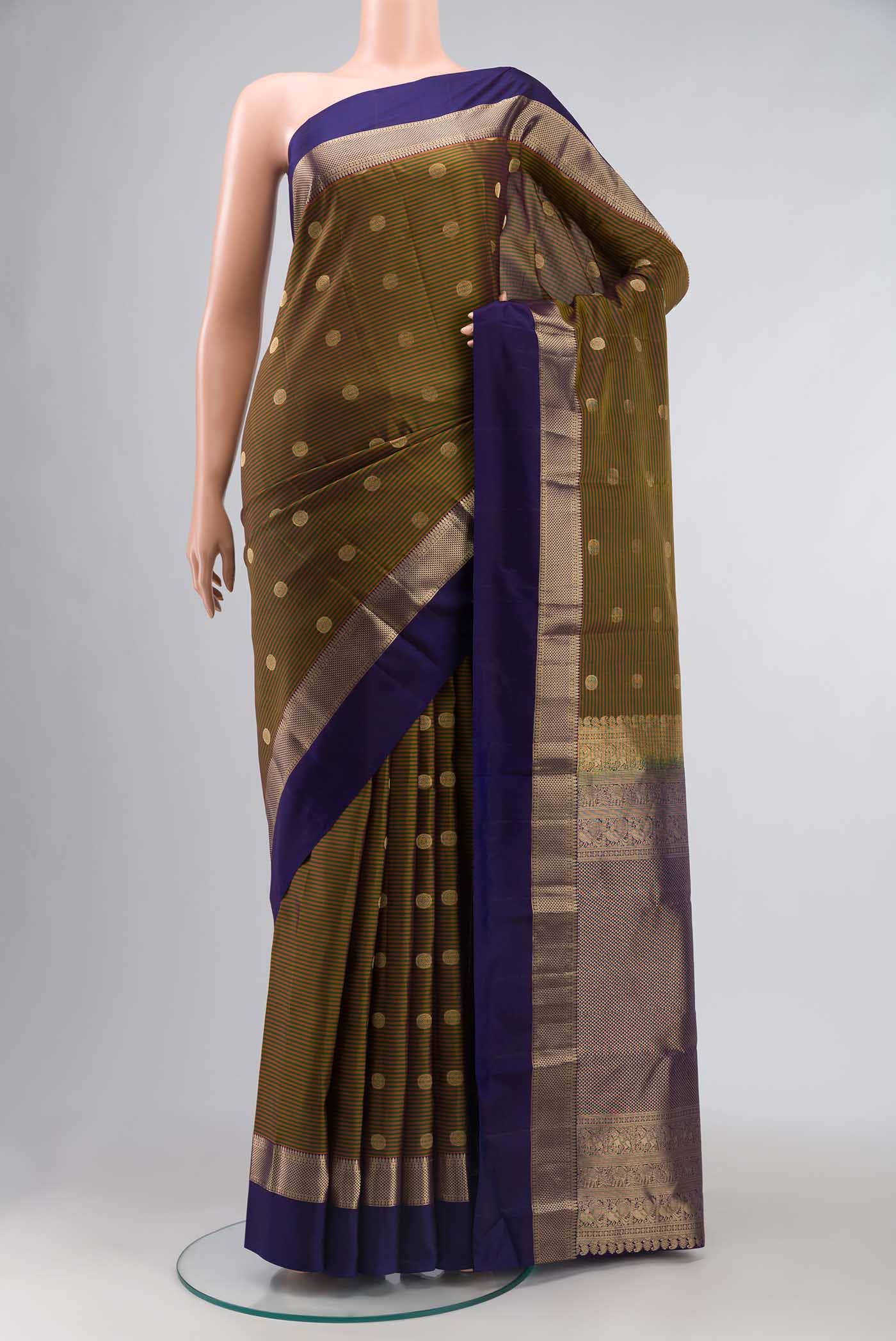Green Kanchipuram Silk Saree