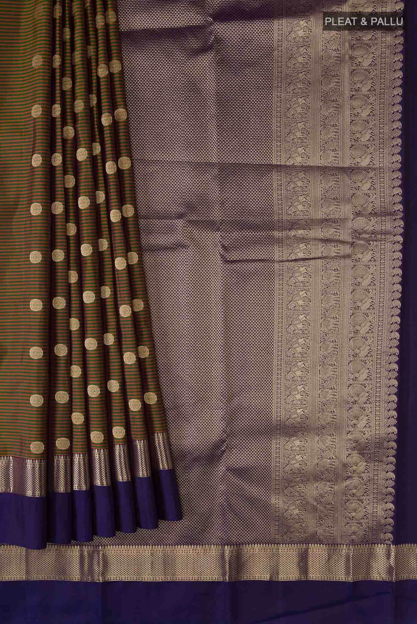 Green Kanchipuram Silk Saree