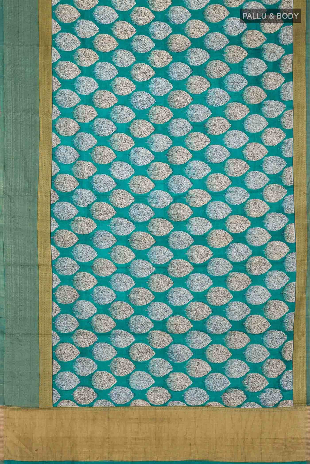 Green Tussar Silk Saree