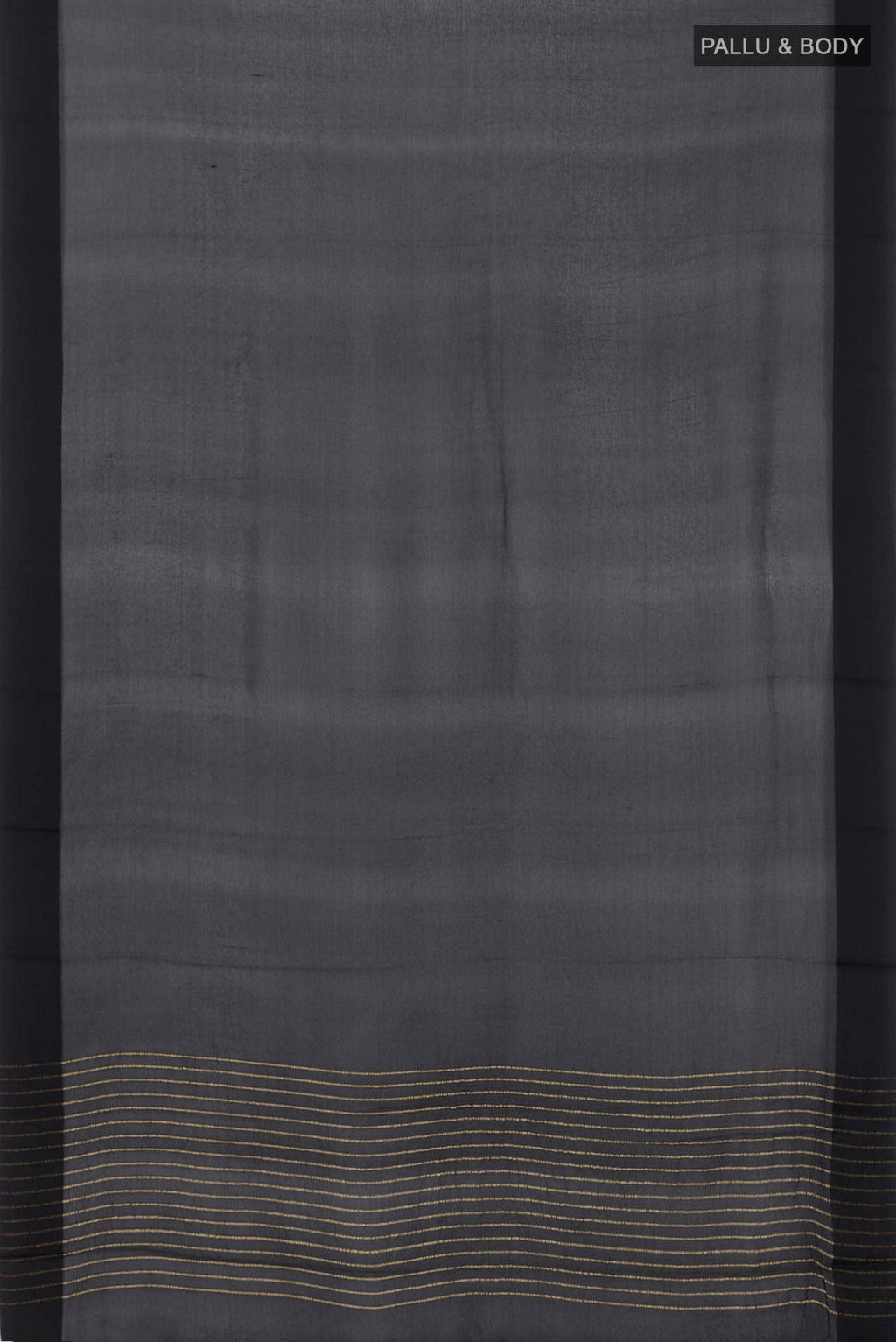 Black Mysore Chiffon Saree