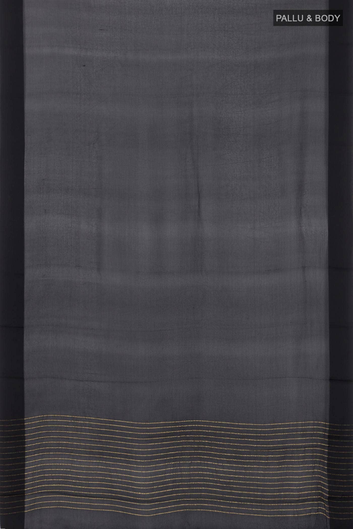 Black Mysore Chiffon Saree