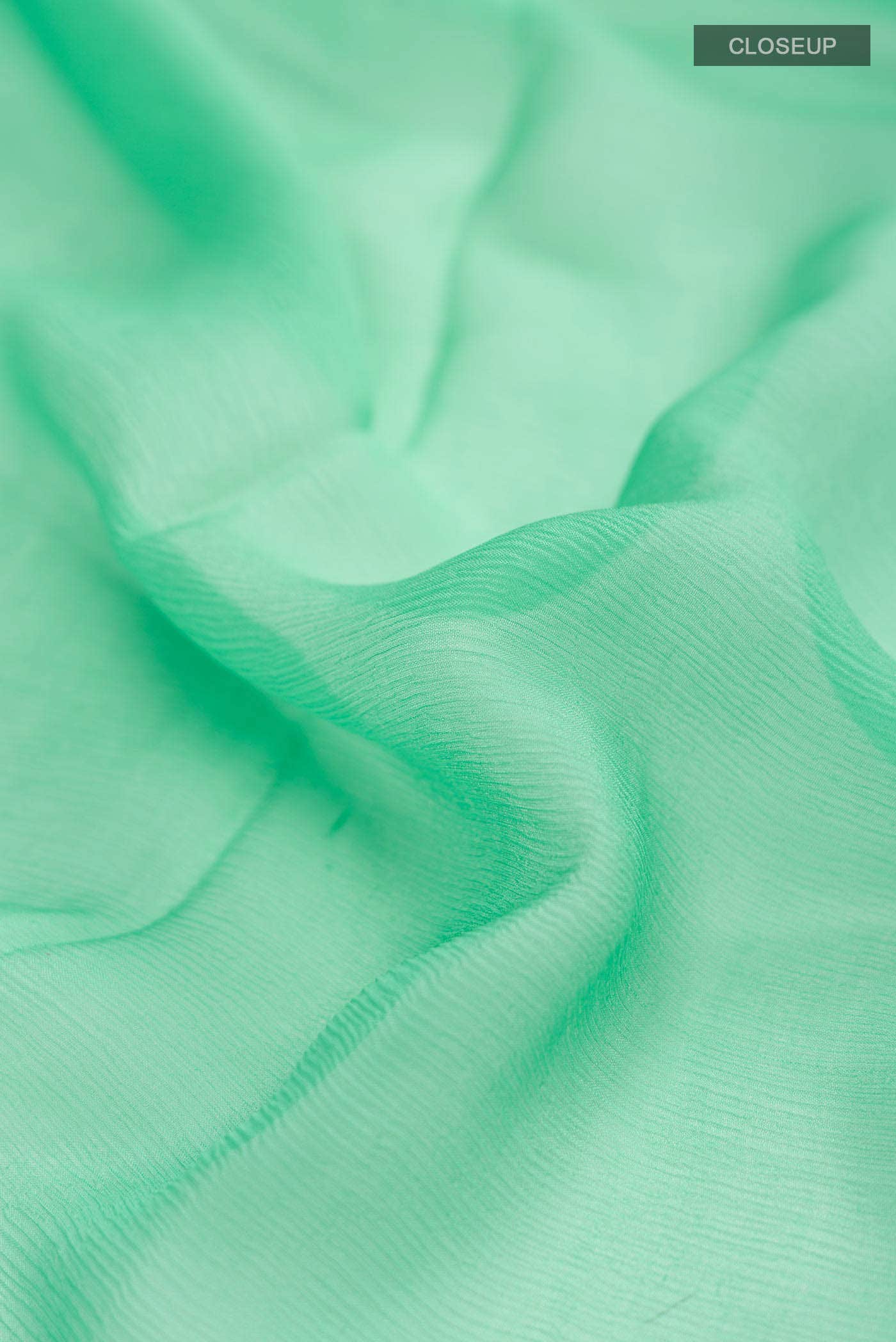 Green Mysore Chiffon Saree