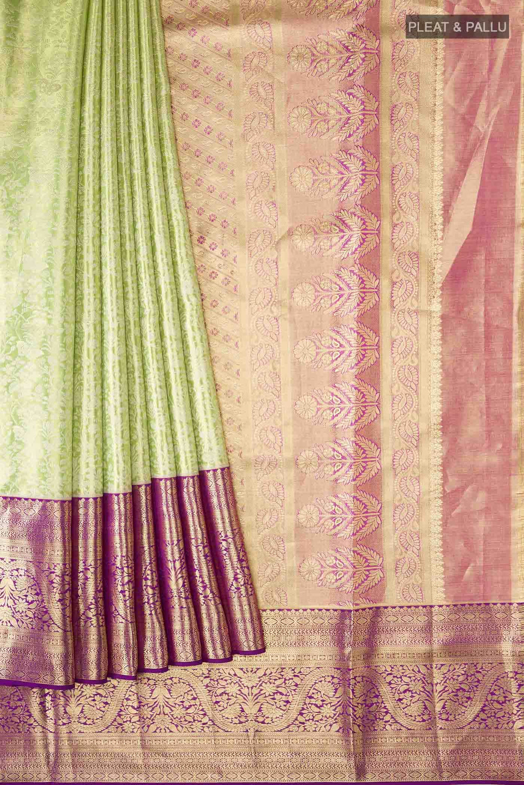 Green Kanchipuram Silk Saree