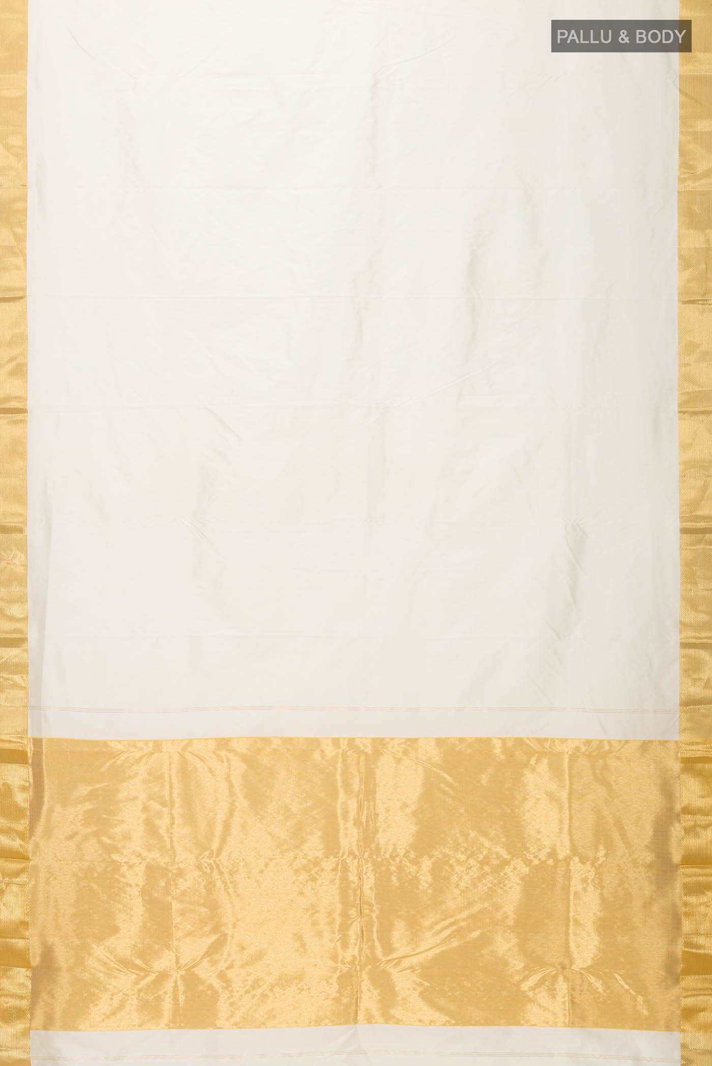 Cream Bangalore Silk Saree