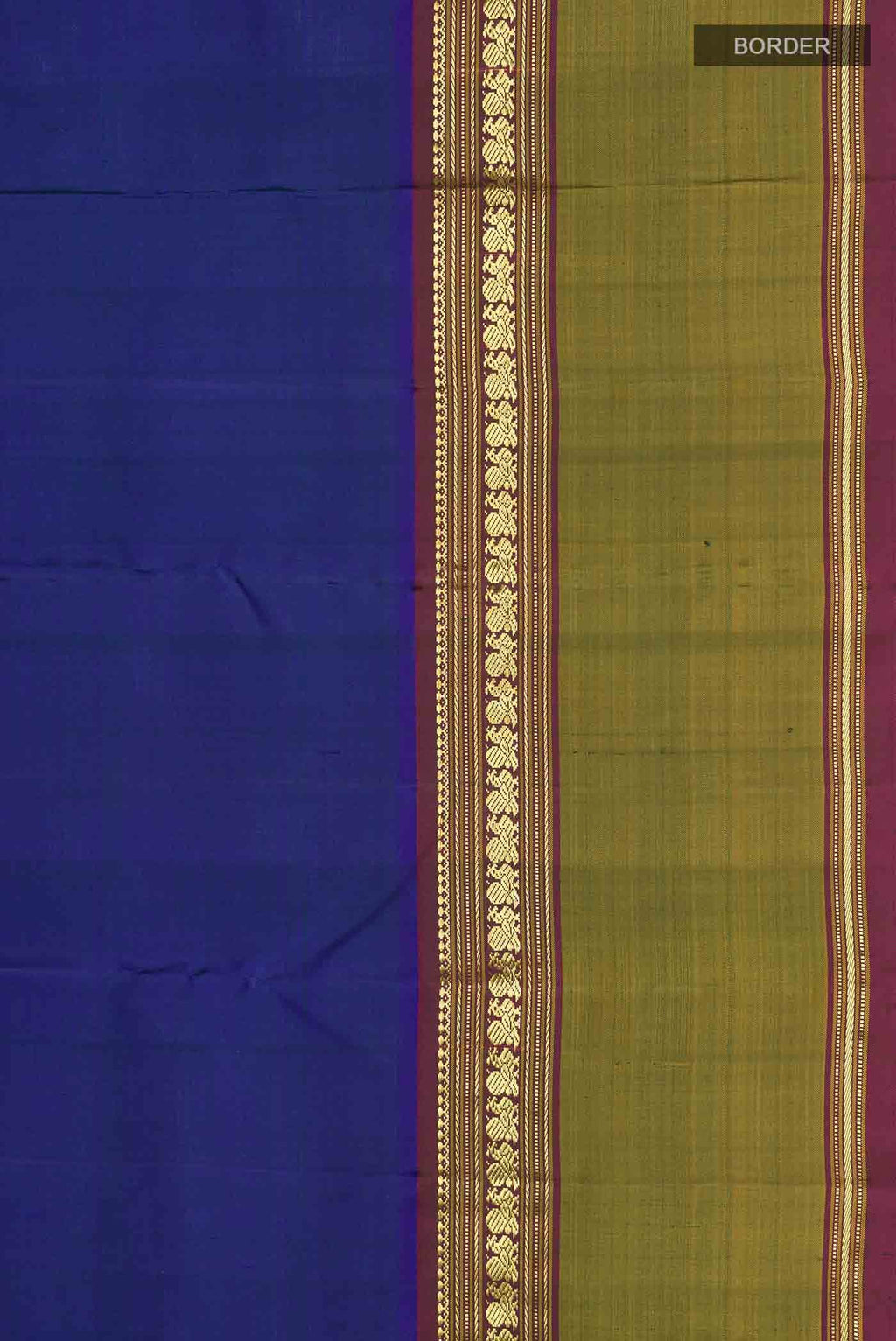 Blue Kanchipuram Silk Saree