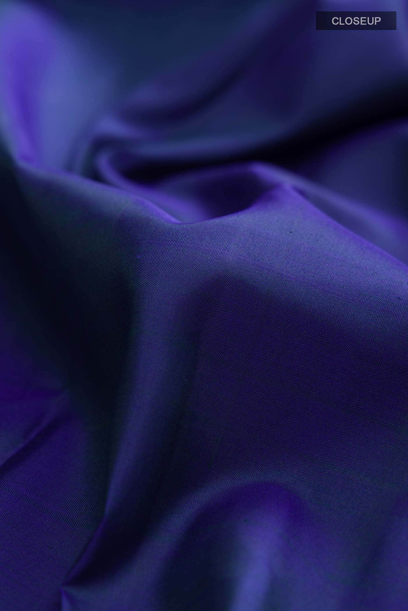 Blue Kanchipuram Silk Saree