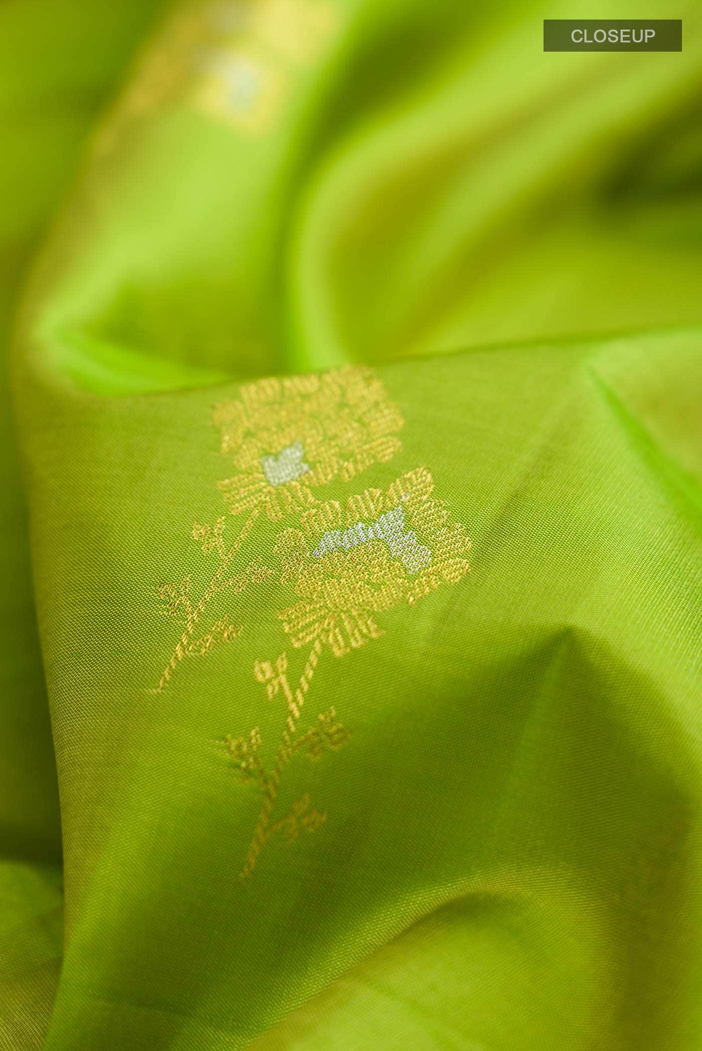 Green Kanchipuram Silk Saree
