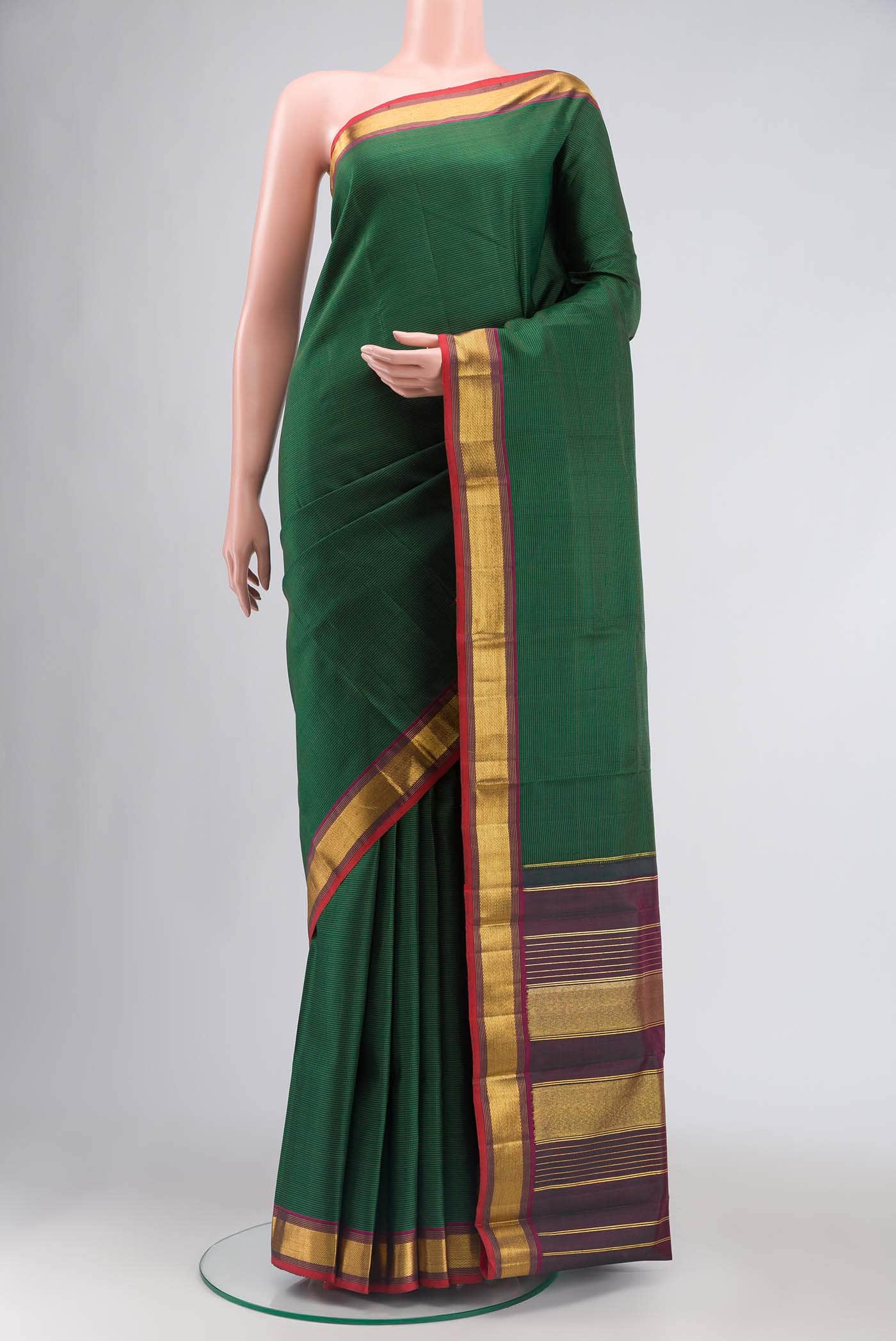 Green Kanchipuram Silk Saree