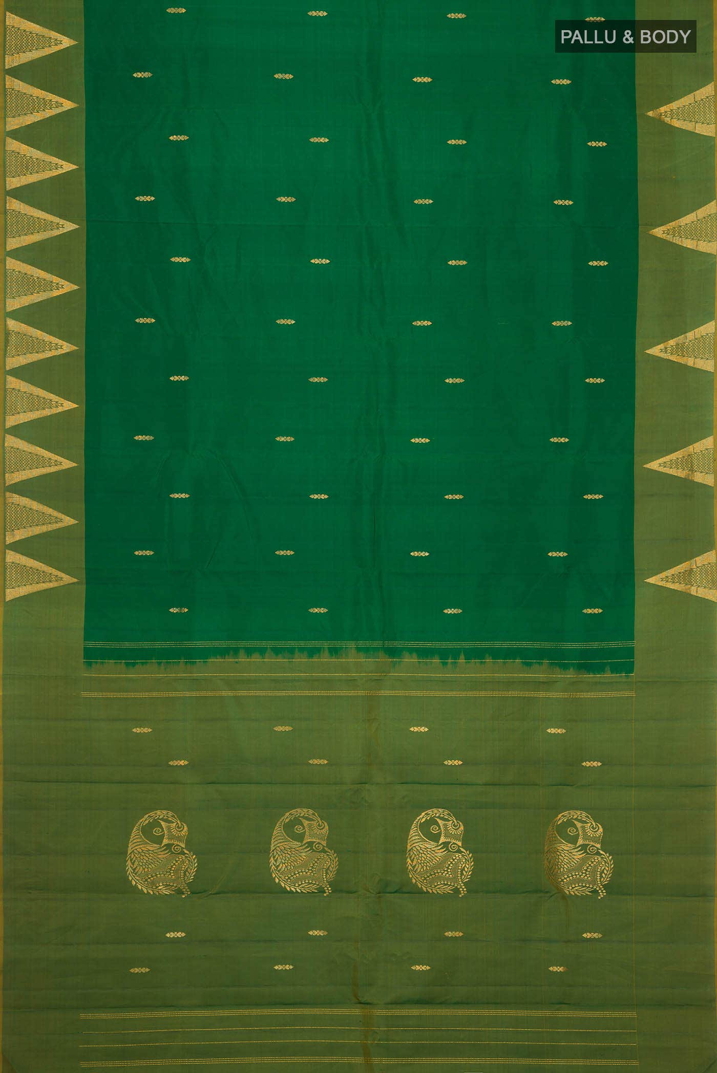 Green Kanchipuram Silk Saree