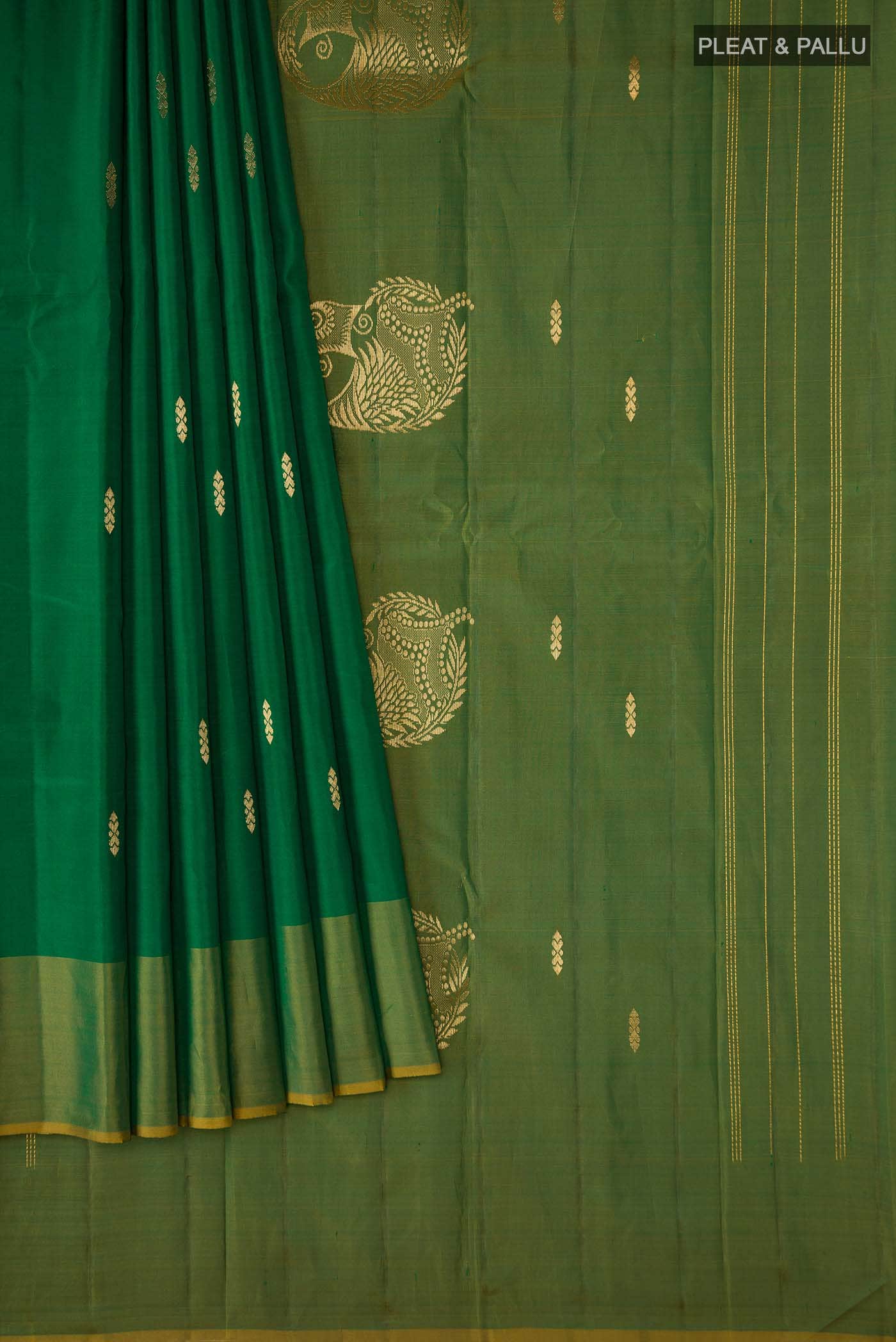 Green Kanchipuram Silk Saree