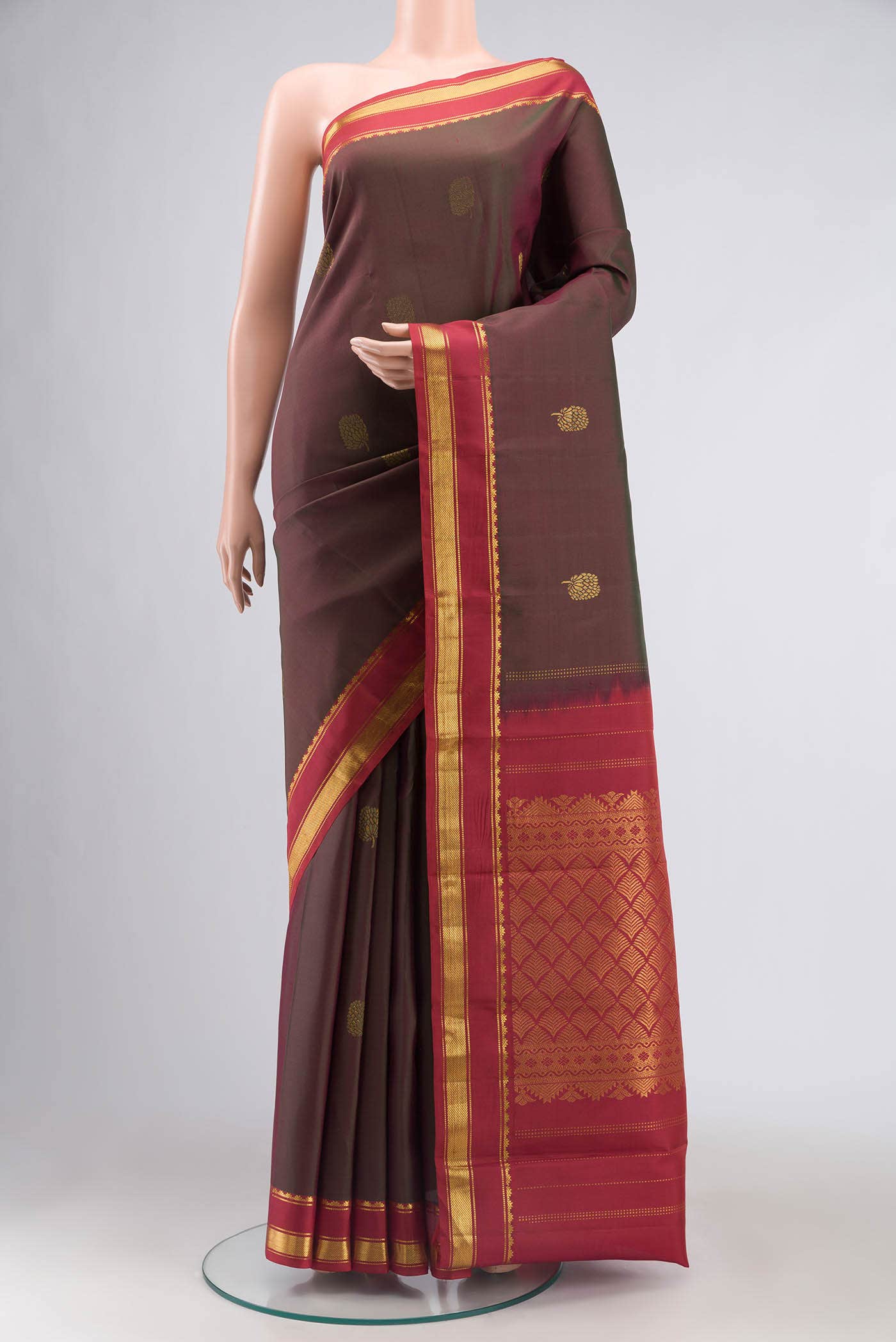 Green Kanchipuram Silk Saree