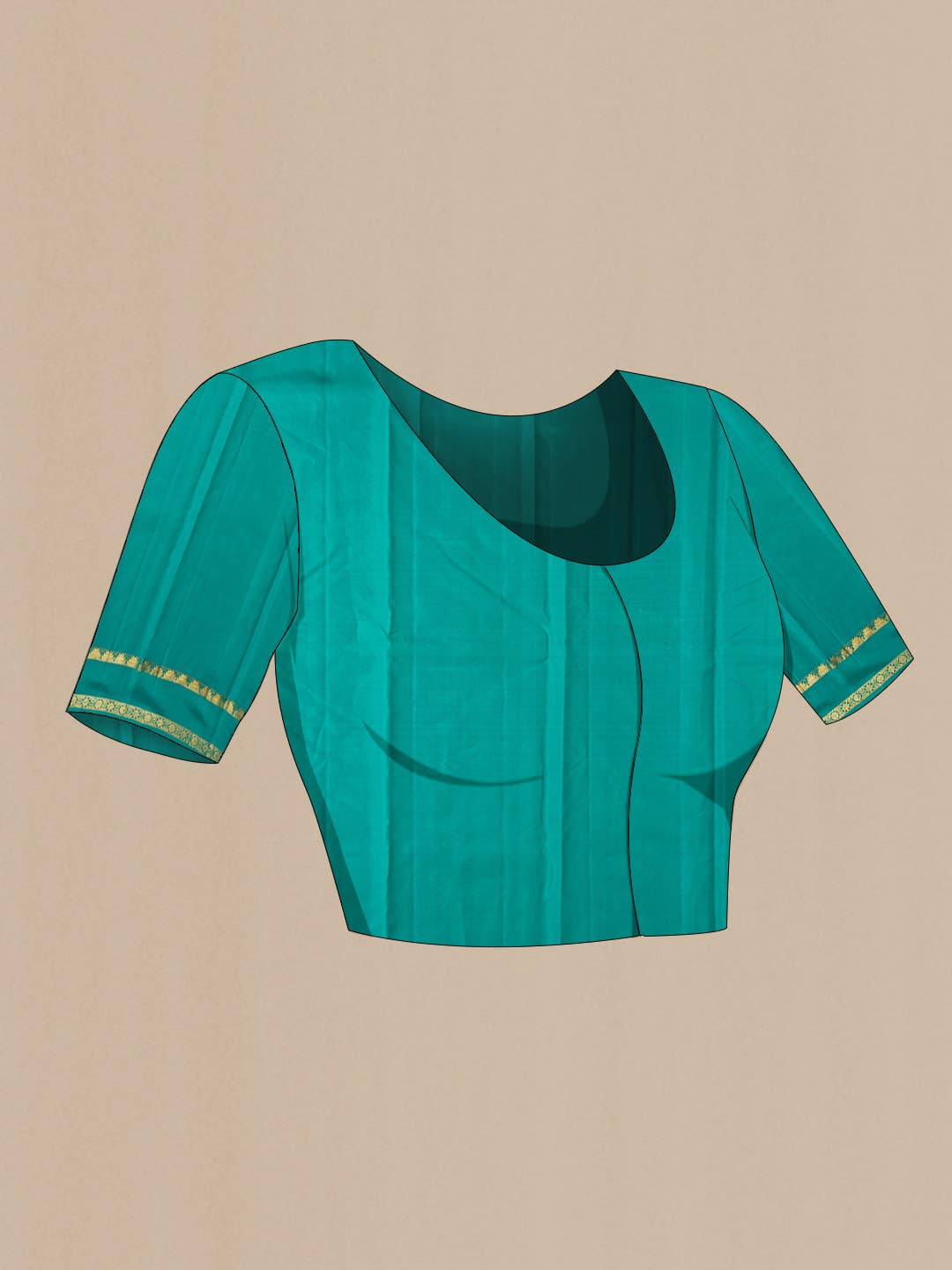Blue Kanchipuram Silk Saree
