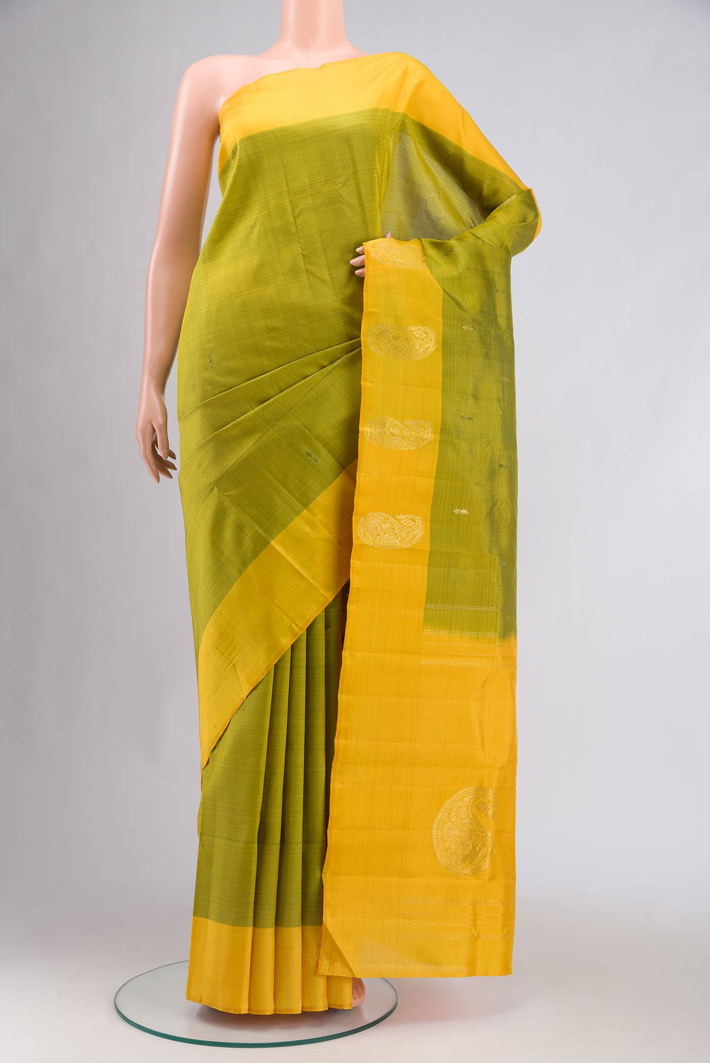 Green Kanchipuram Silk Saree