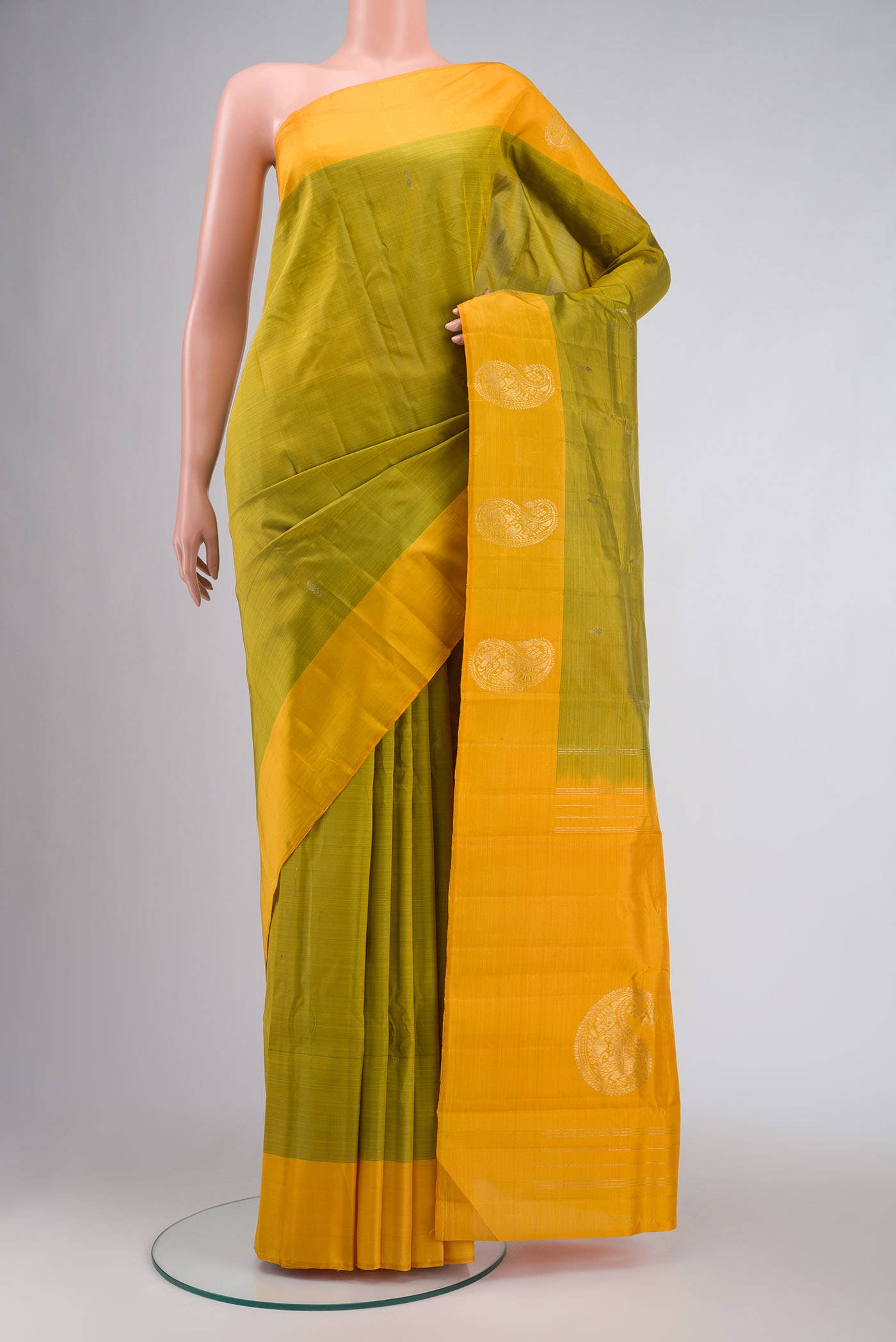 Green Kanchipuram Silk Saree