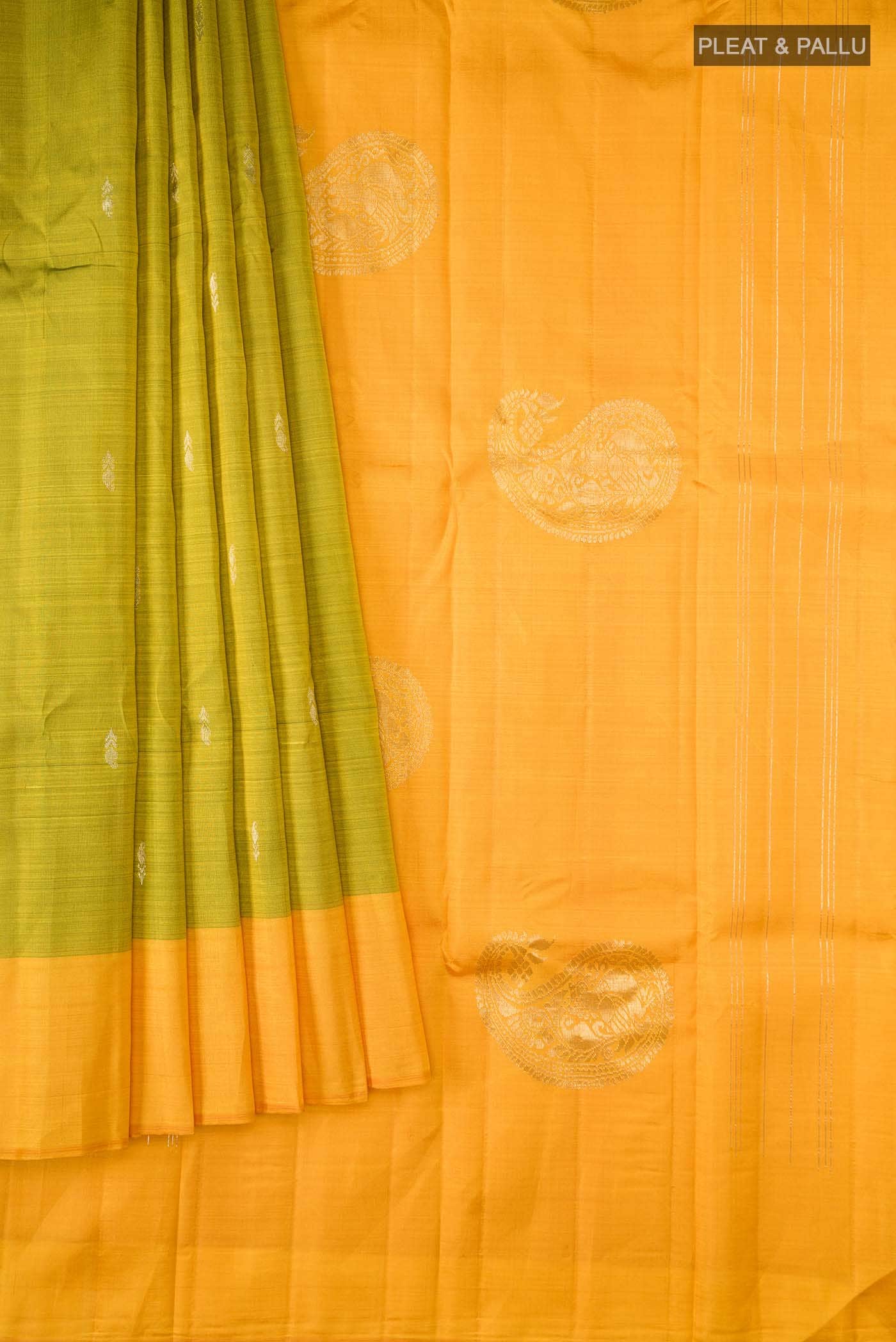 Green Kanchipuram Silk Saree