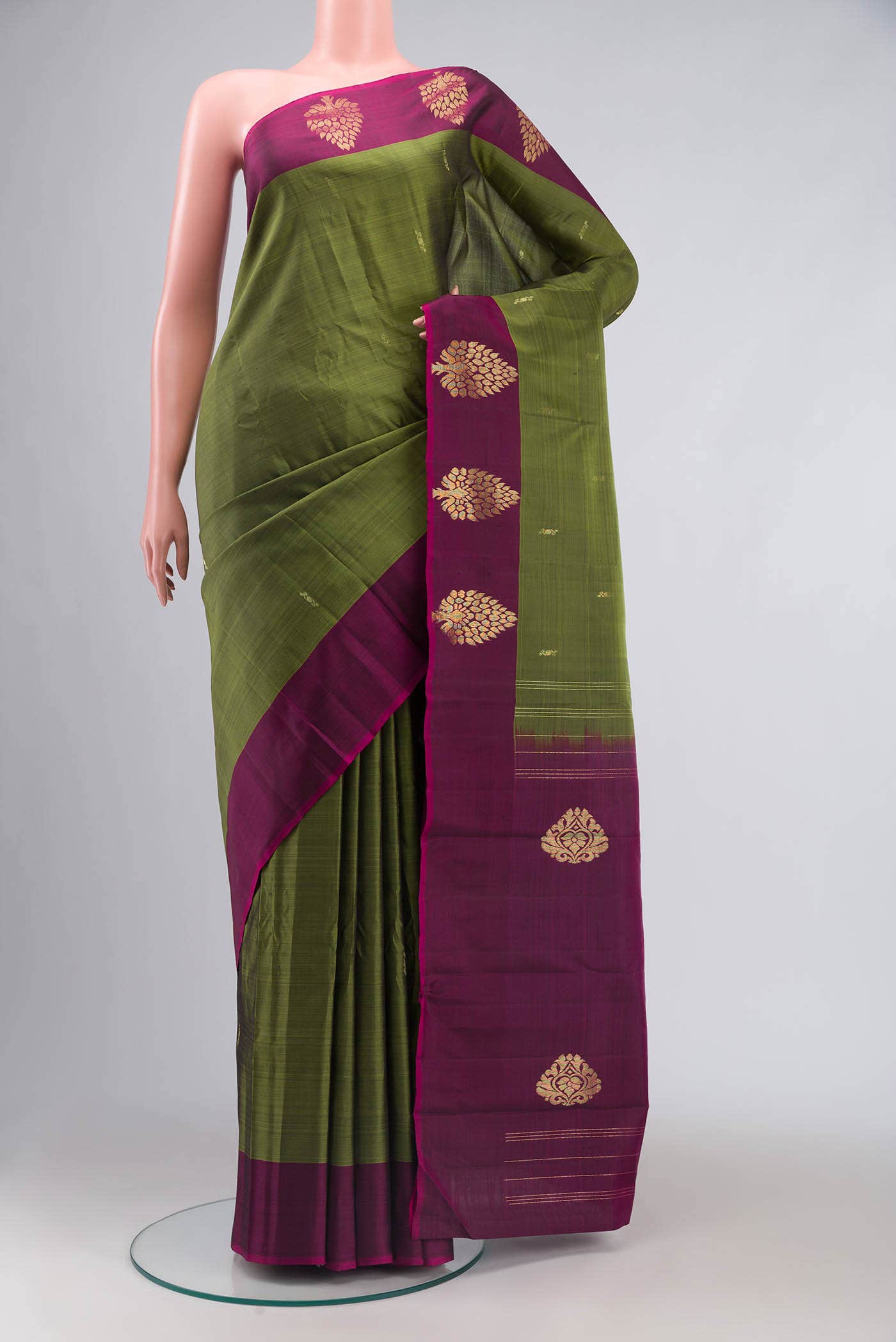Green Kanchipuram Silk Saree