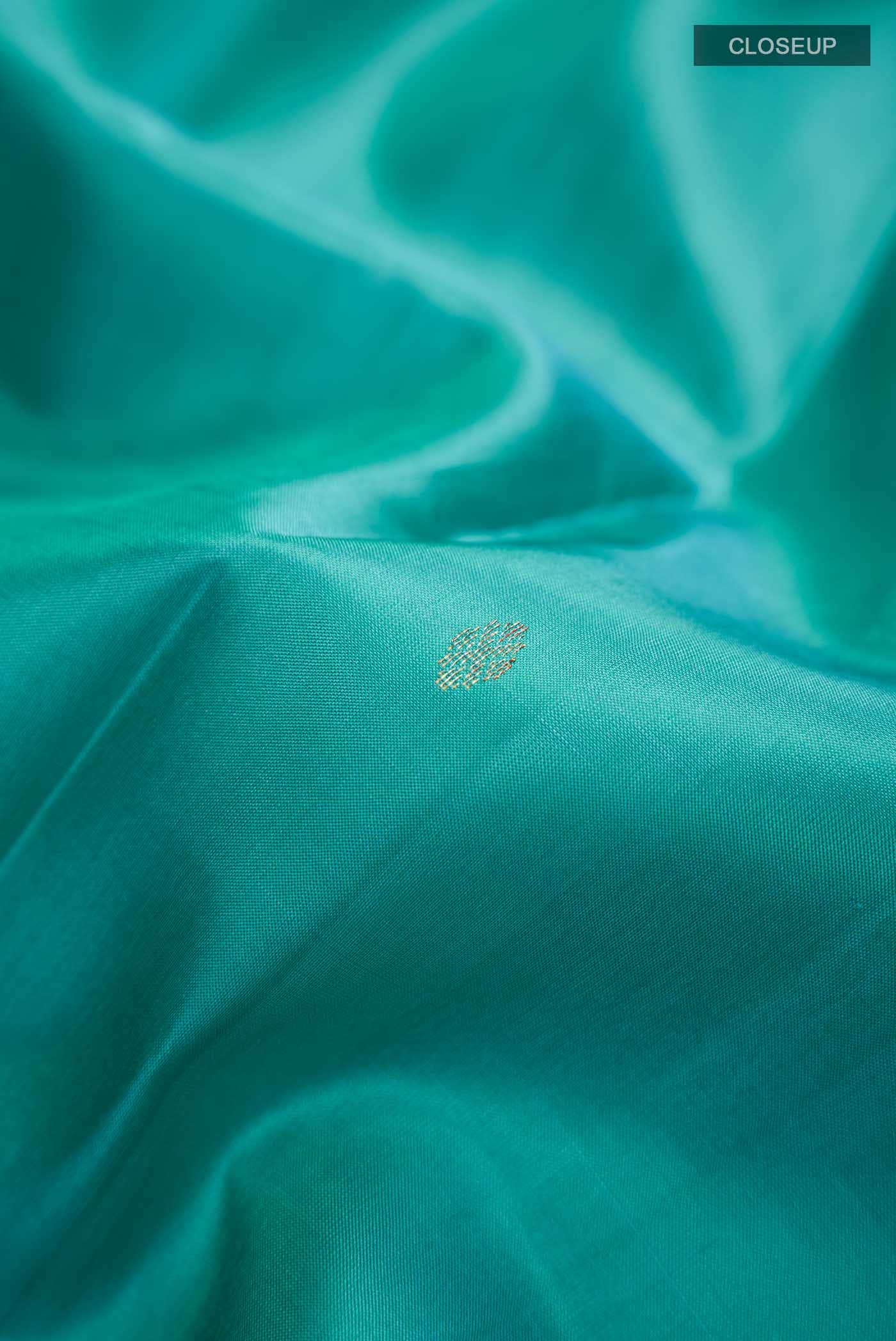 Blue Kanchipuram Silk Saree