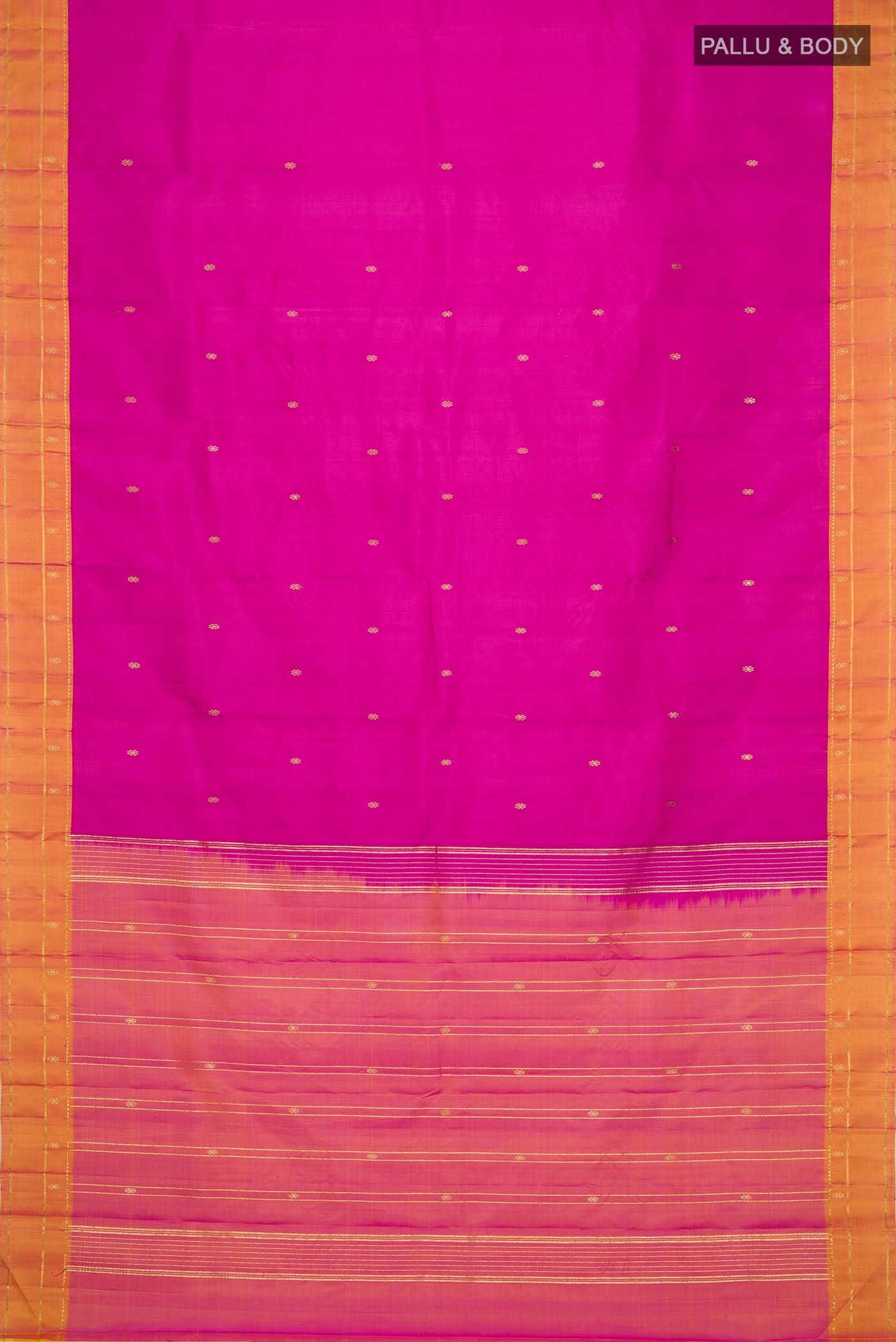 Pink Kanchipuram Silk Saree