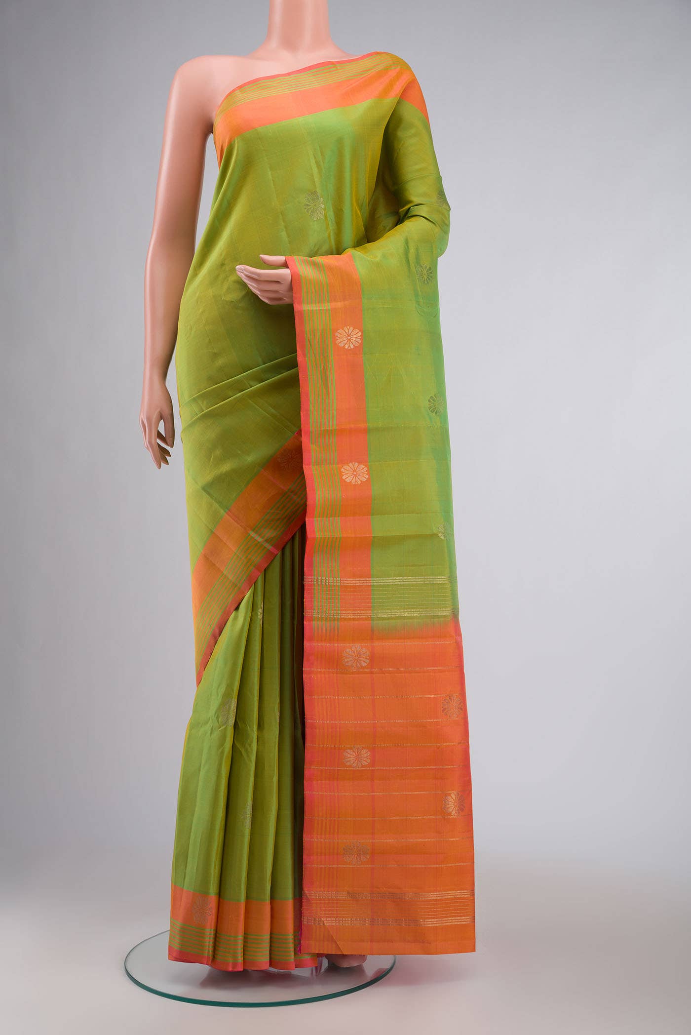 Green Kanchipuram Silk Saree