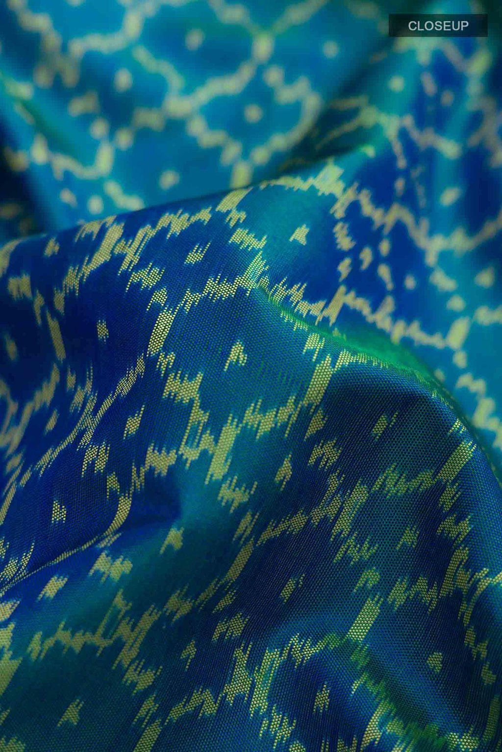 Blue Rajkot Patola Silk Saree