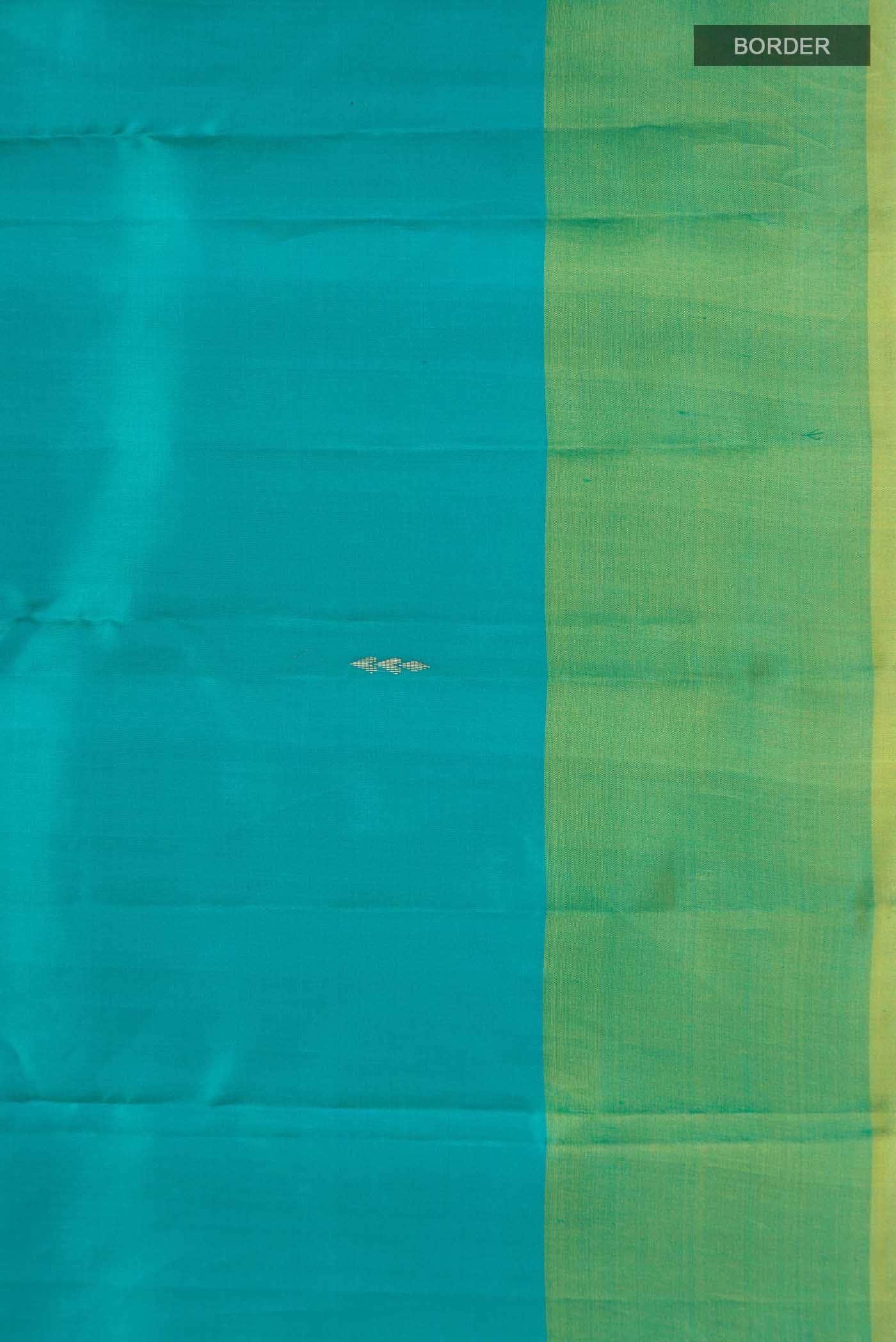 Blue Kanchipuram Silk Saree